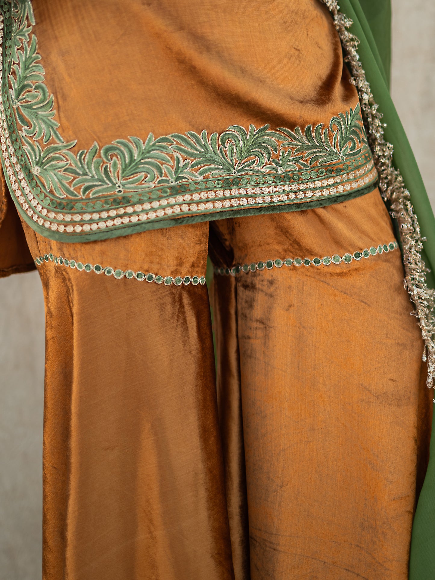 Zoon Mustard & Green Suit Set