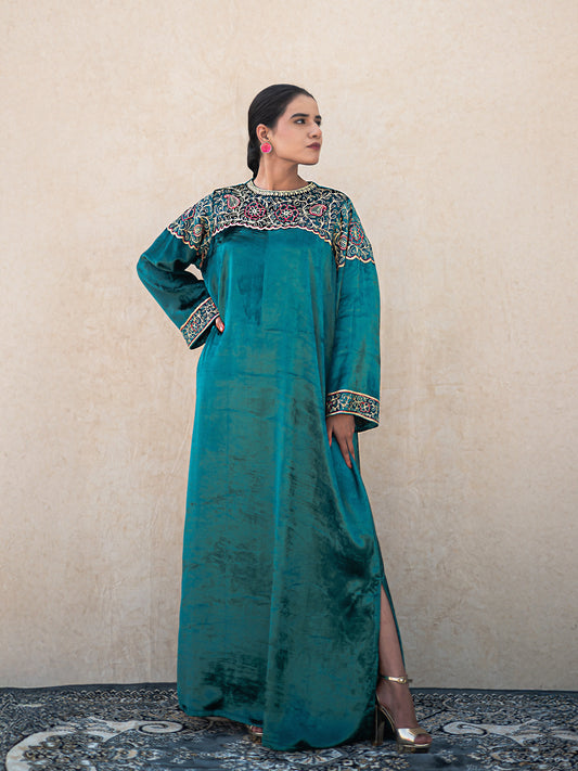 Zoon Peacock Blue Kaftan