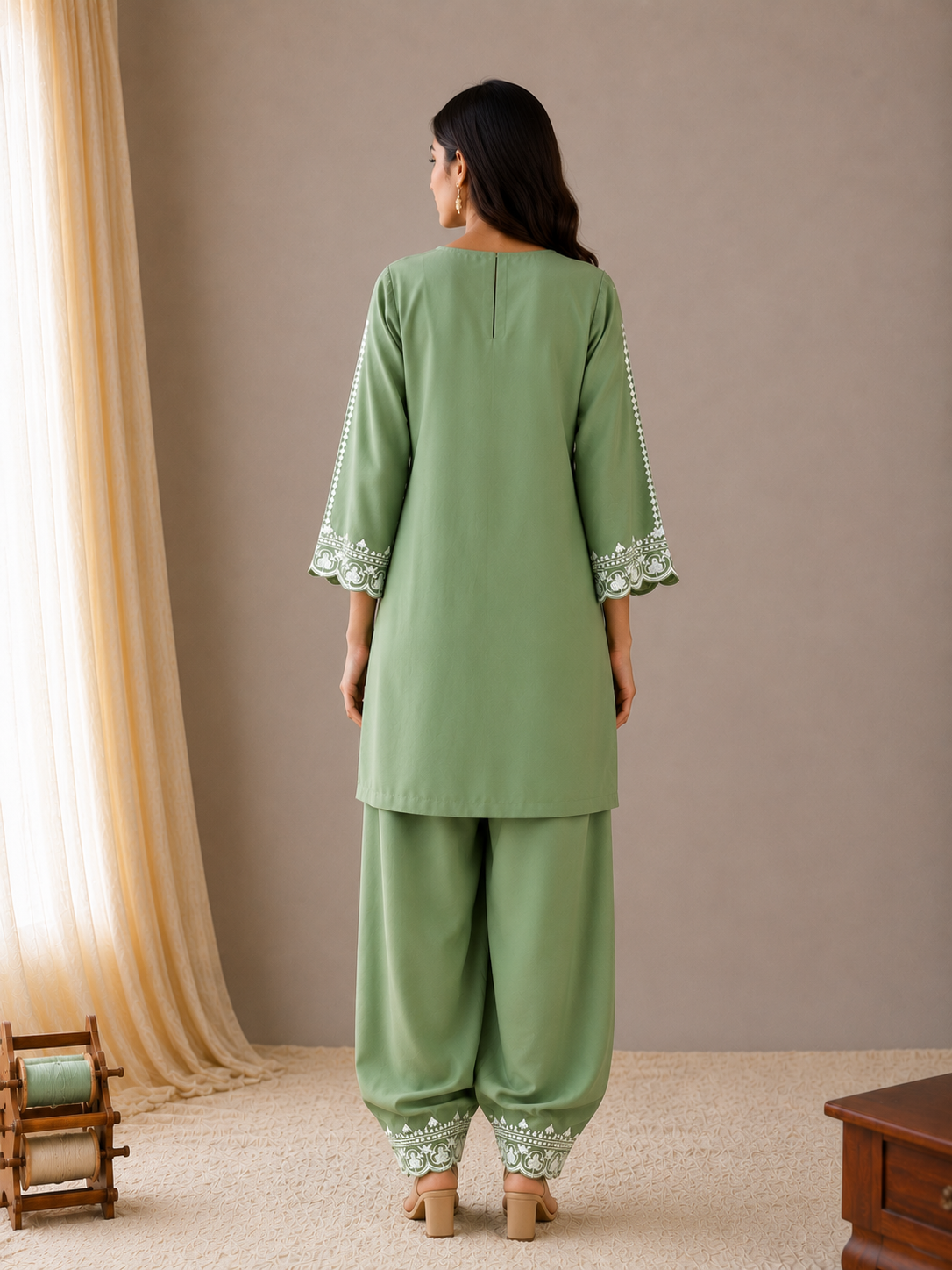 Sehar Mint Green Suit Set