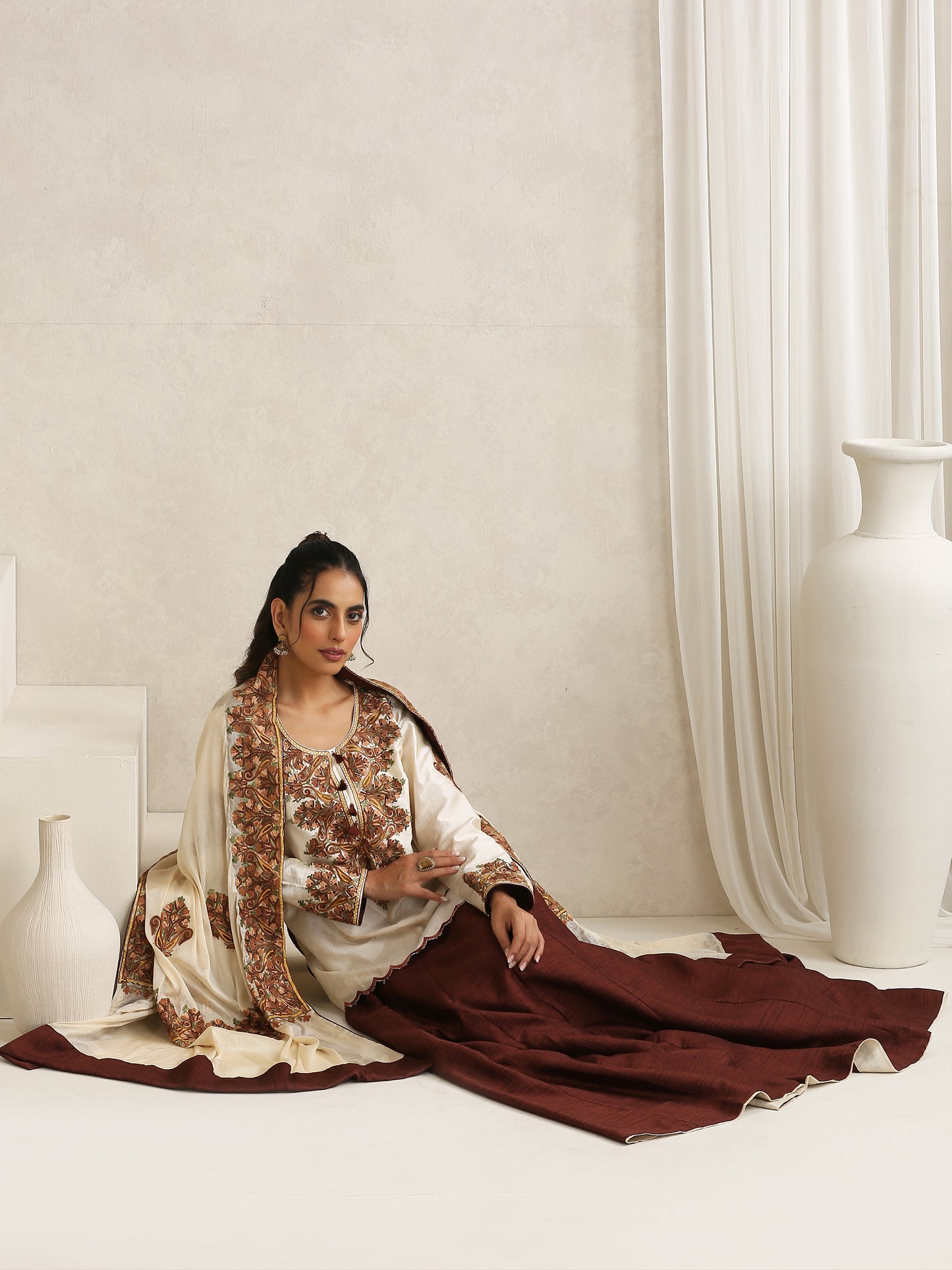 Nargis Brown Lehenga