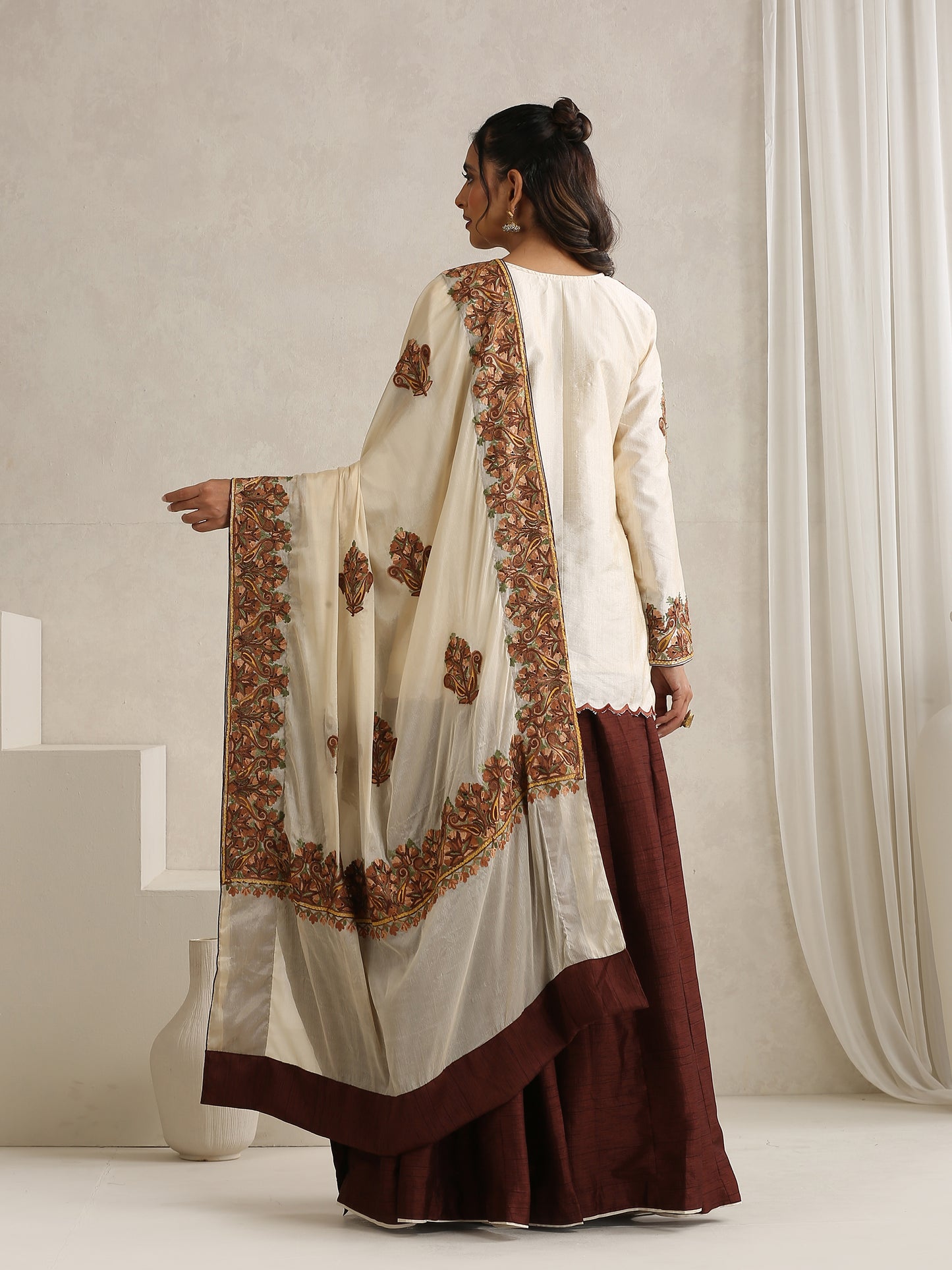 Nargis Brown Lehenga