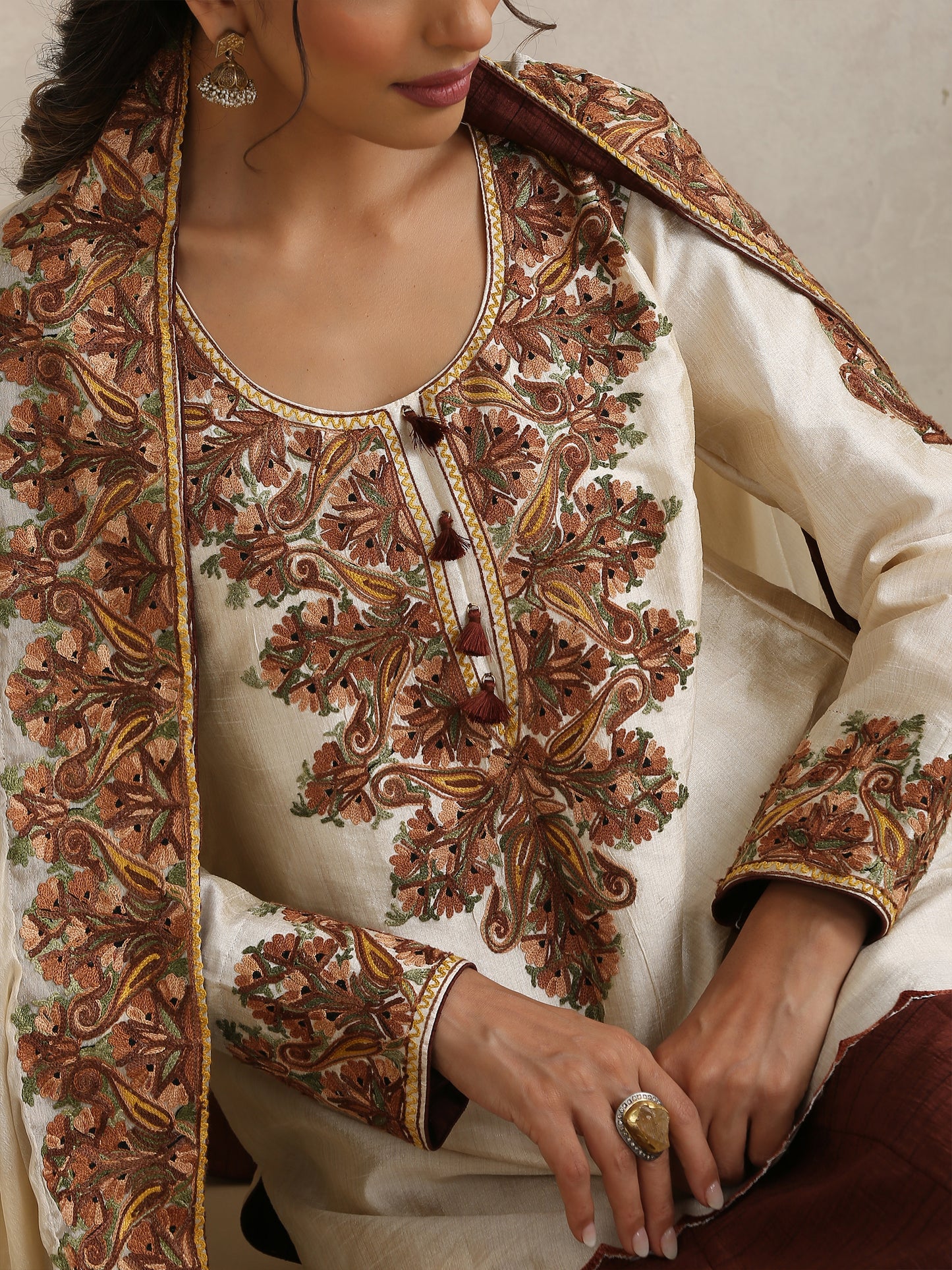 Nargis Brown Lehenga
