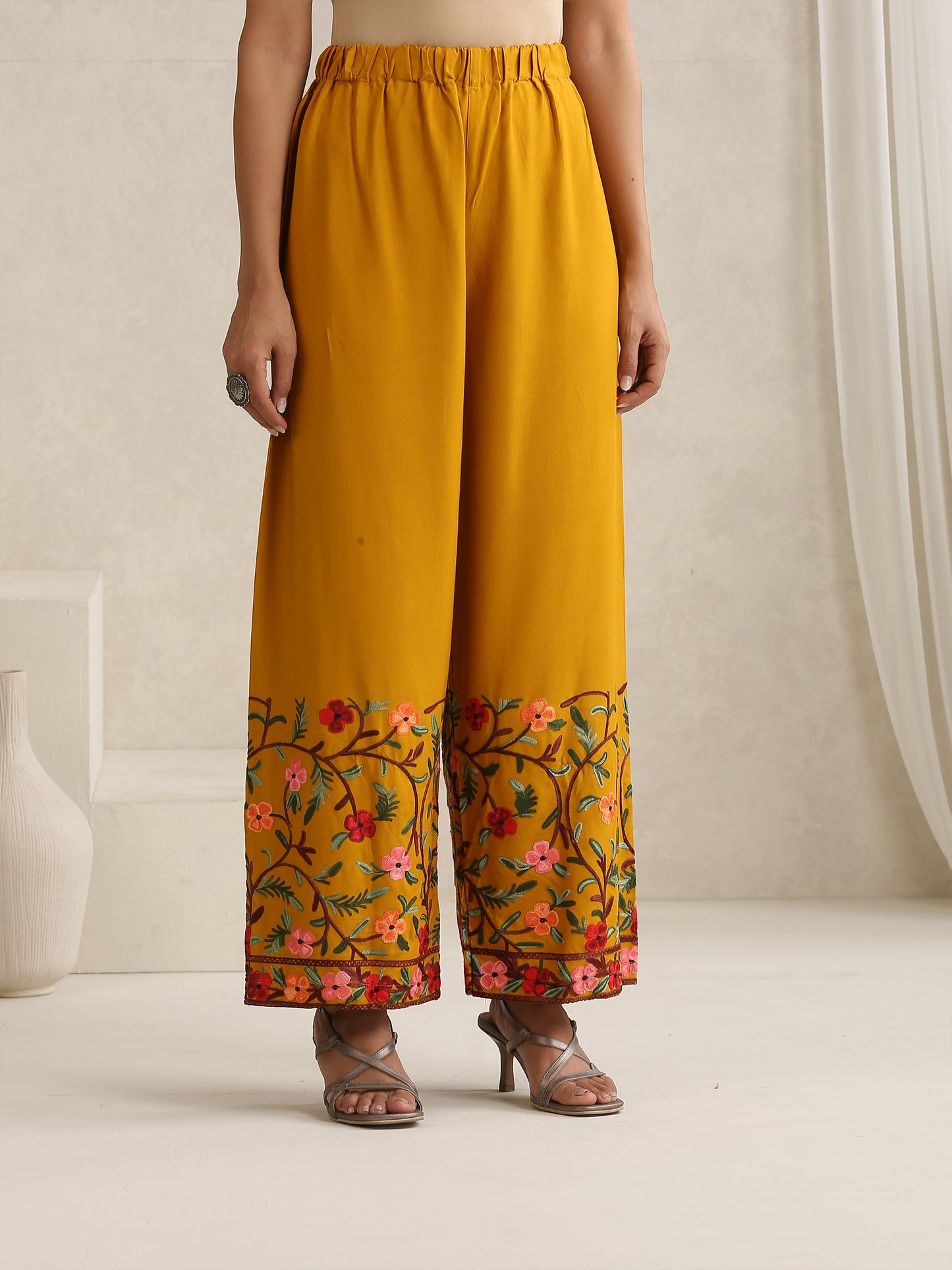 Nargis Mustard Co-ord Set
