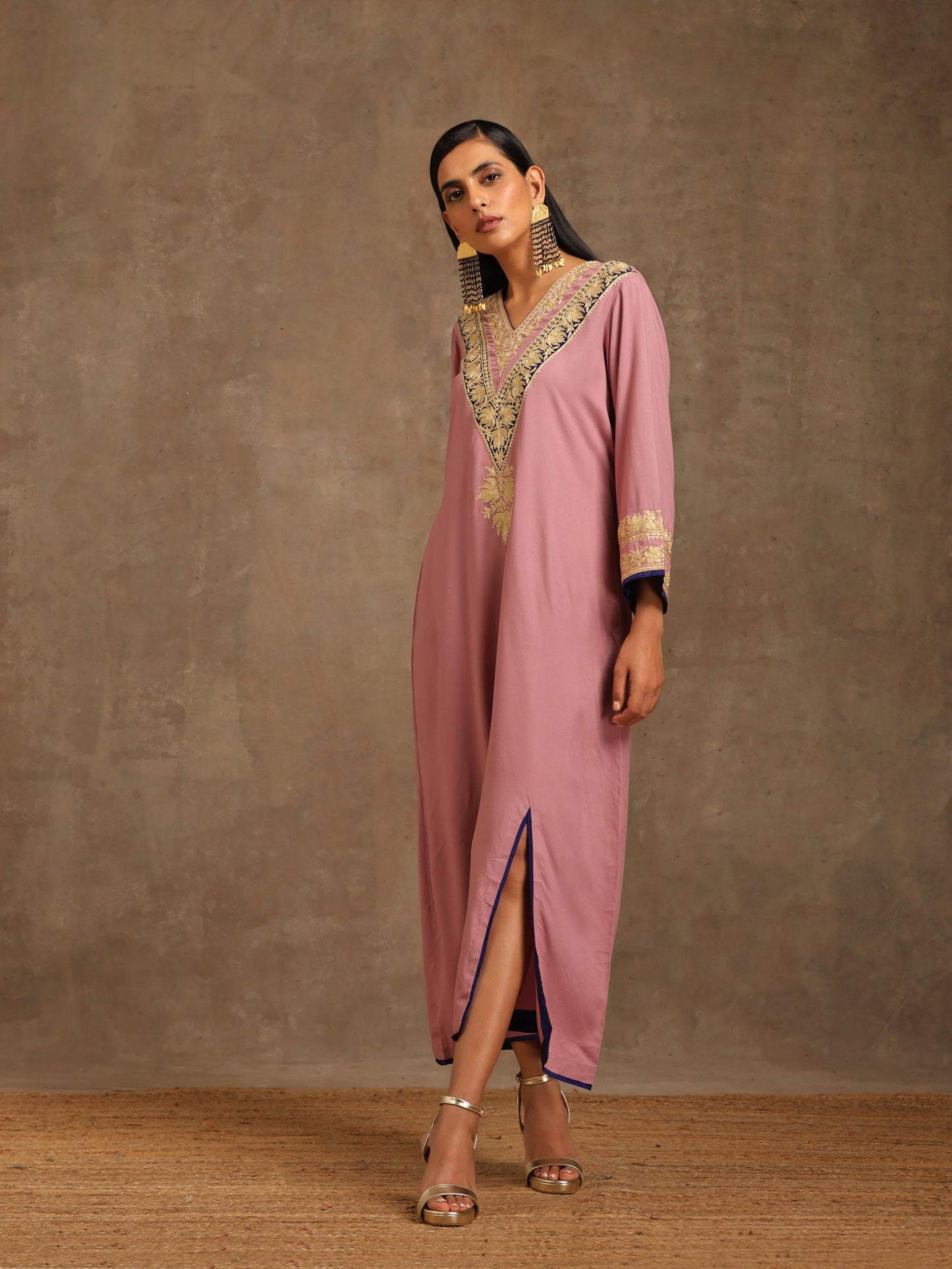 Aghaaz Purple Dress