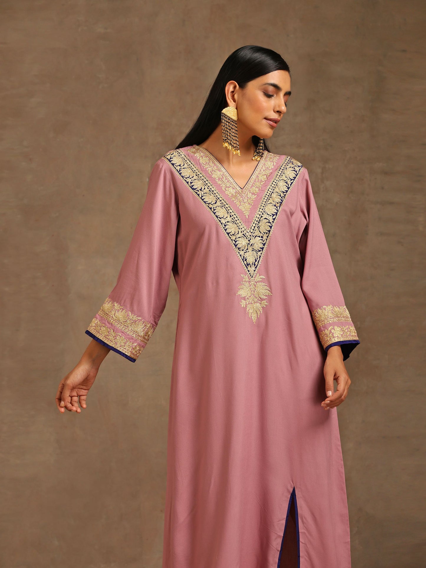 Aghaaz Purple Dress