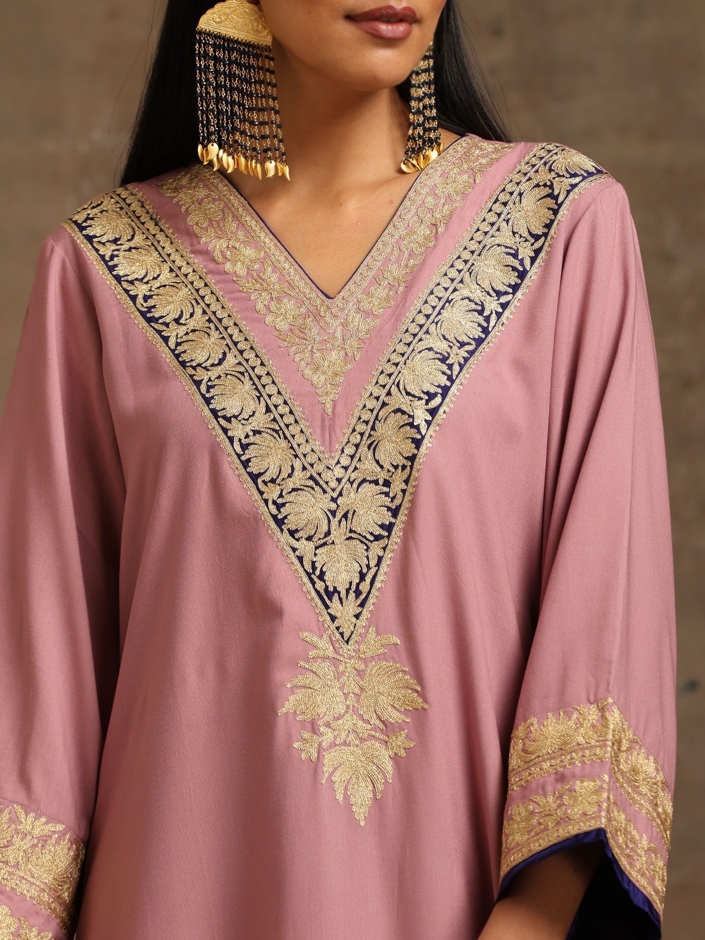 Aghaaz Purple Dress