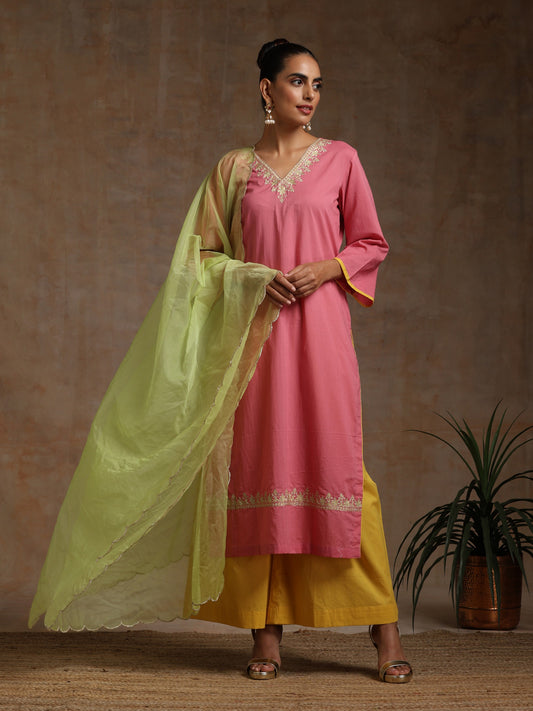 Bandhan Cotton Suit Set