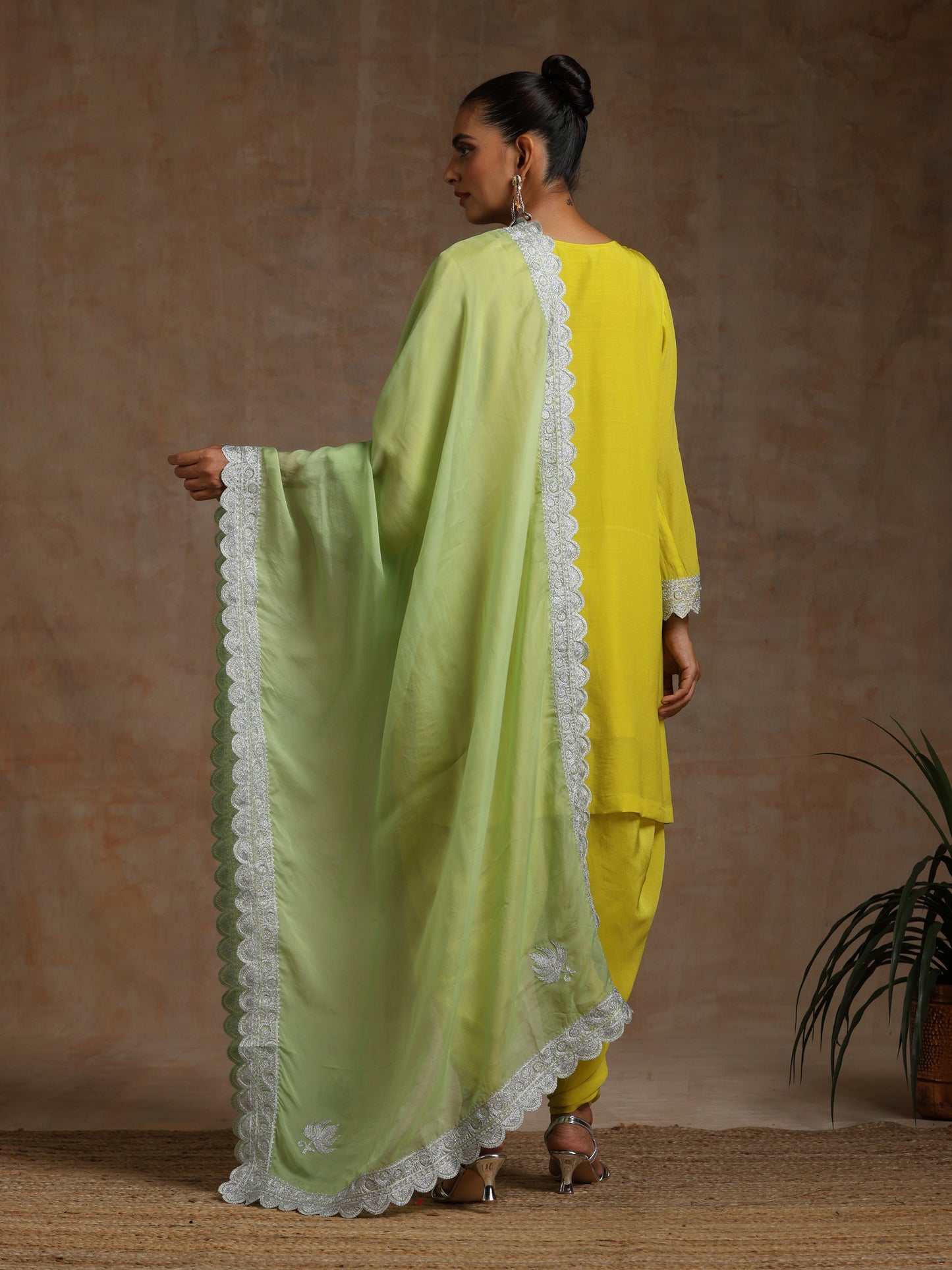 Bandhan Neon Cut Work Suit Set