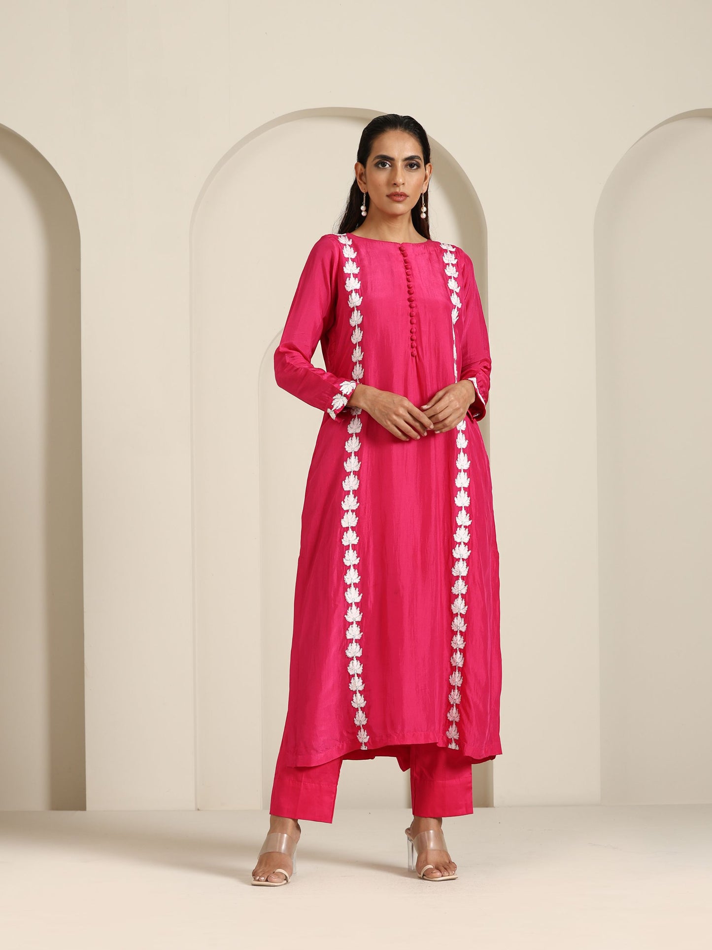 Sheen Rani Pink Suit Set