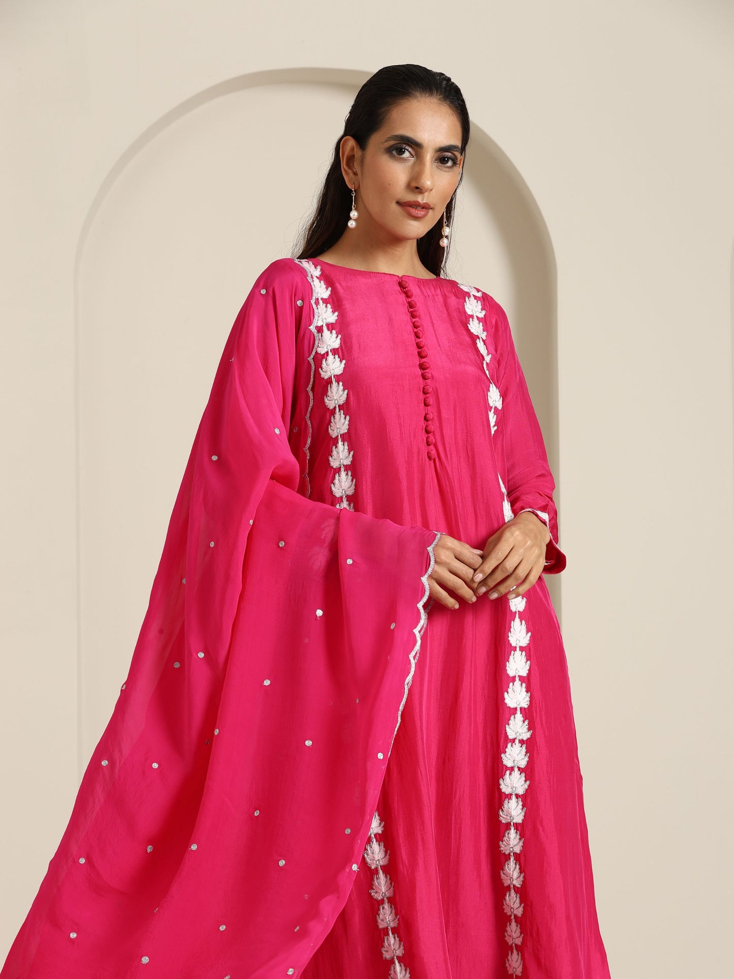 Sheen Rani Pink Suit Set