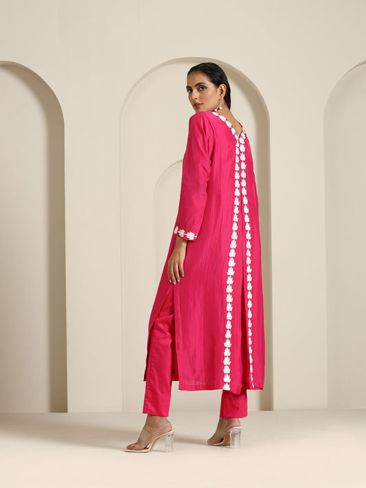 Sheen Rani Pink Suit Set