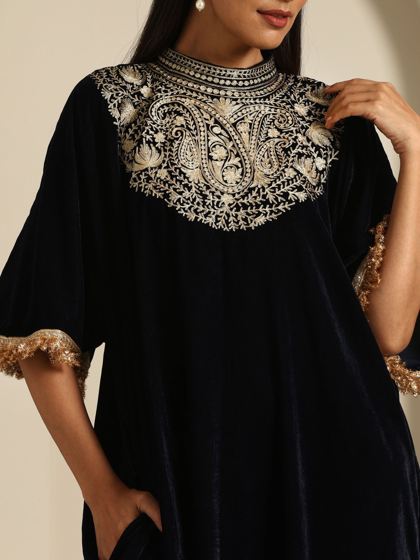 Sheen Blue Kaftan