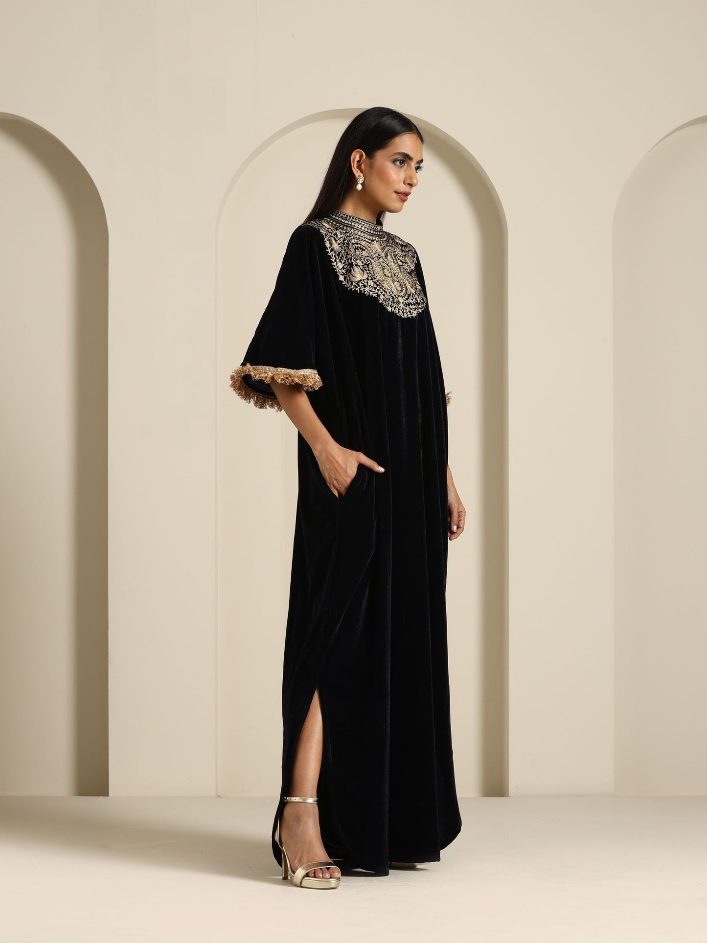 Sheen Blue Kaftan