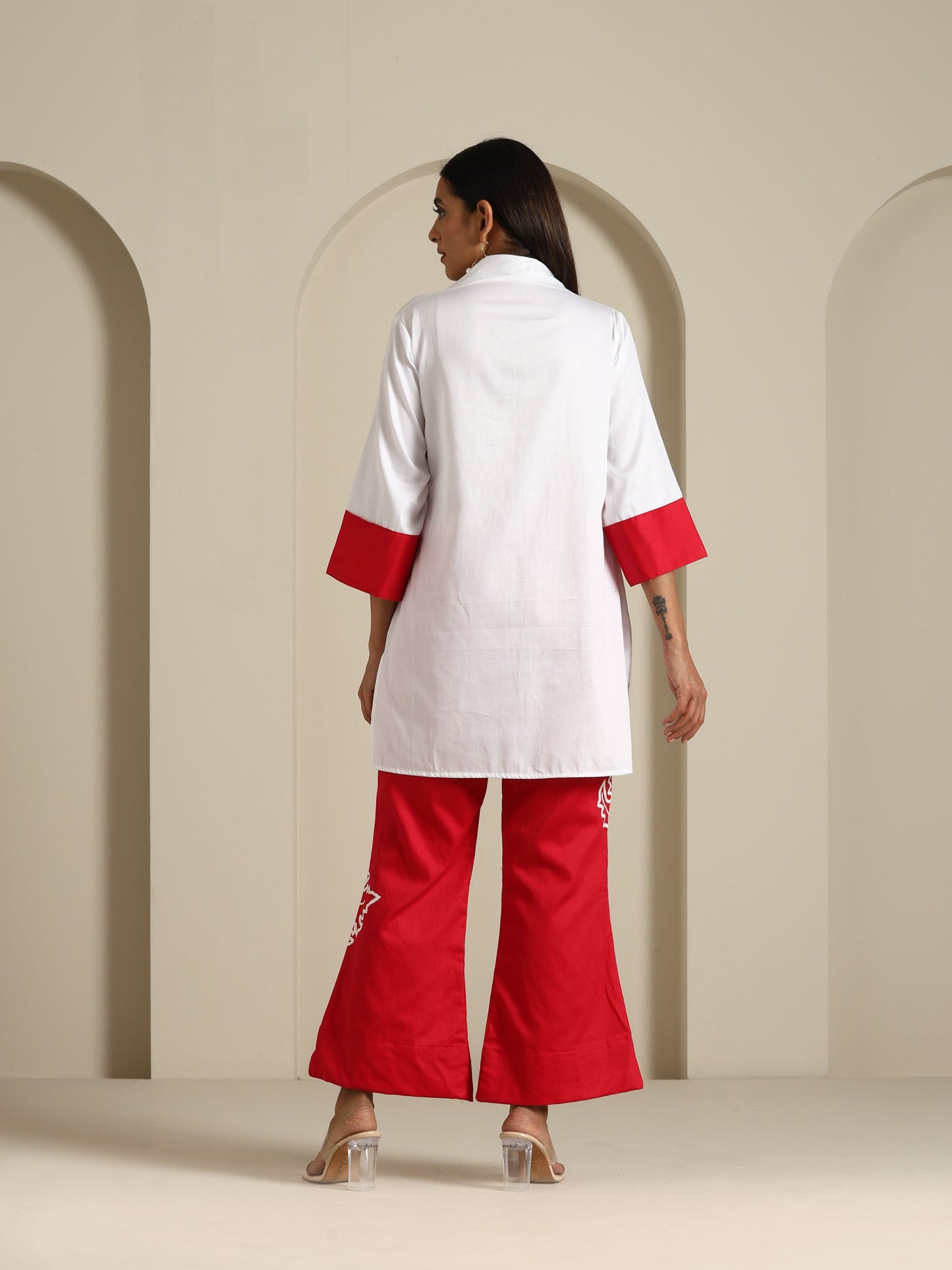 Gul Hot Pink & White Pant Set