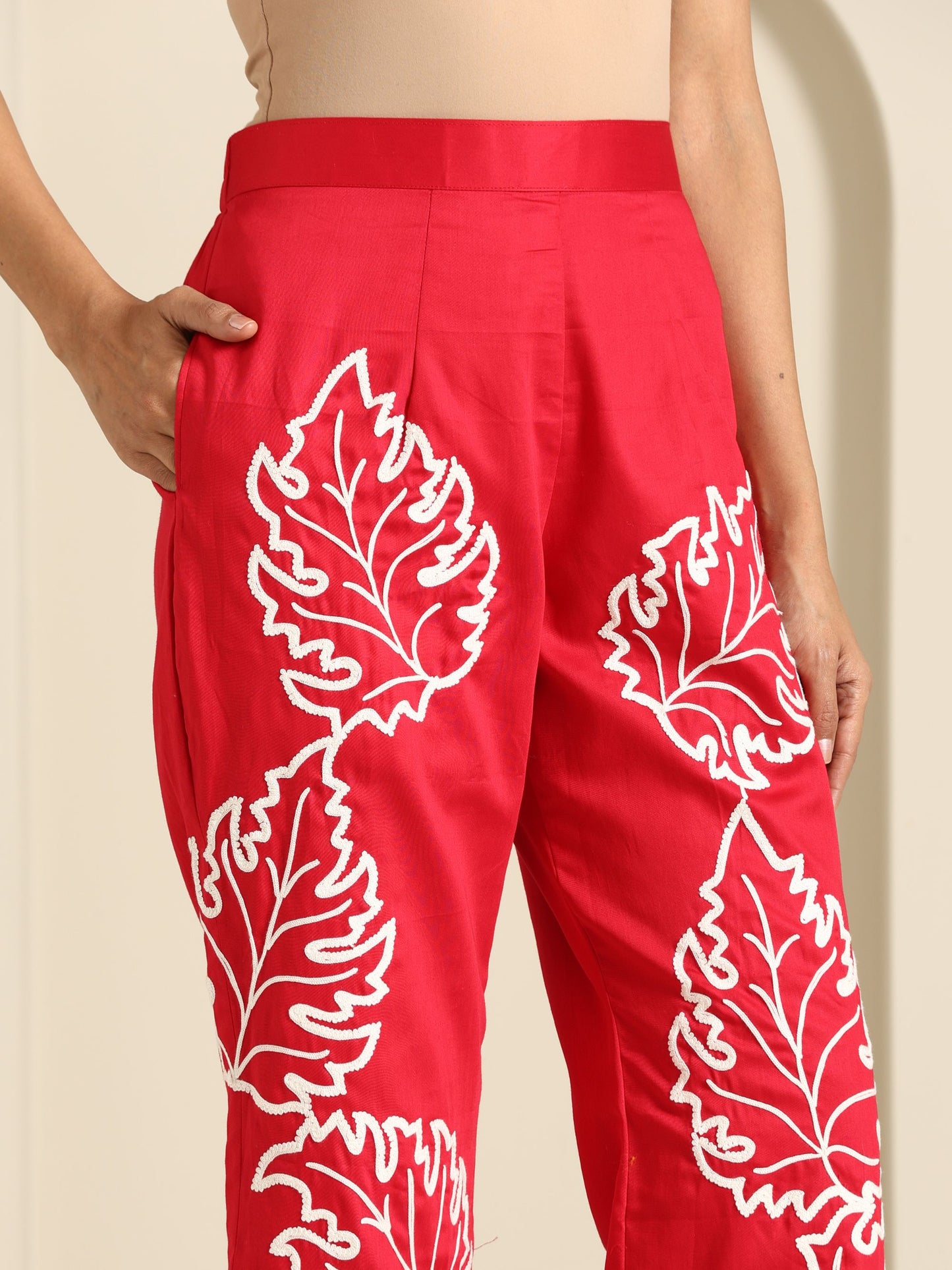 Gul Hot Pink & White Pant Set