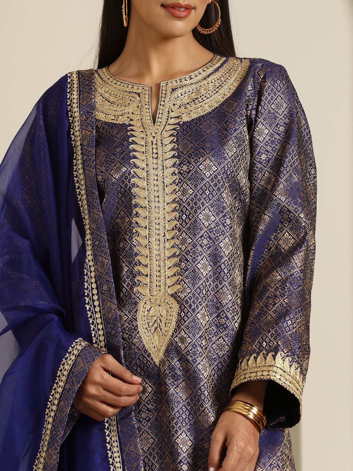Gul Brocade Suit Set
