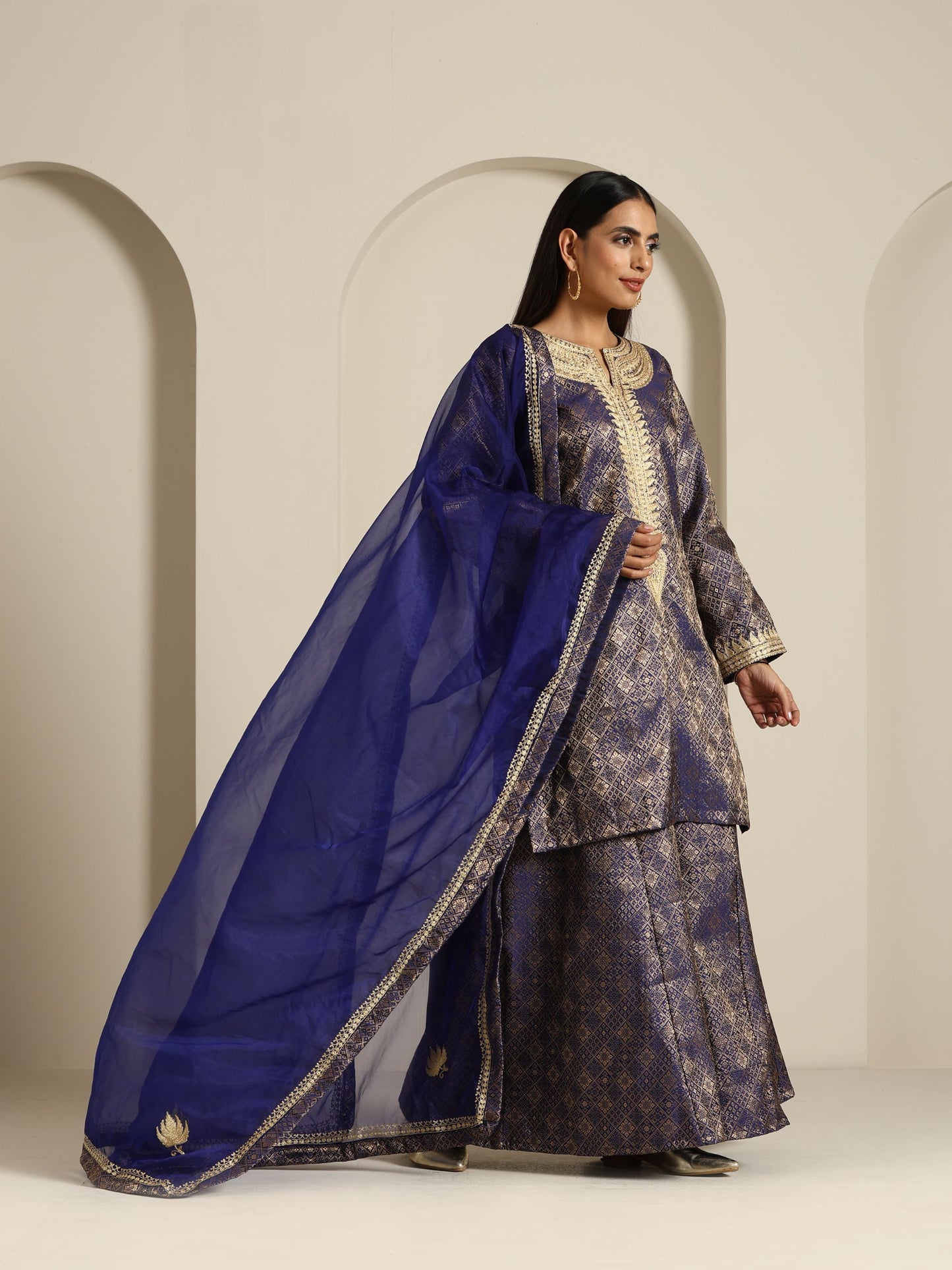 Gul Brocade Suit Set