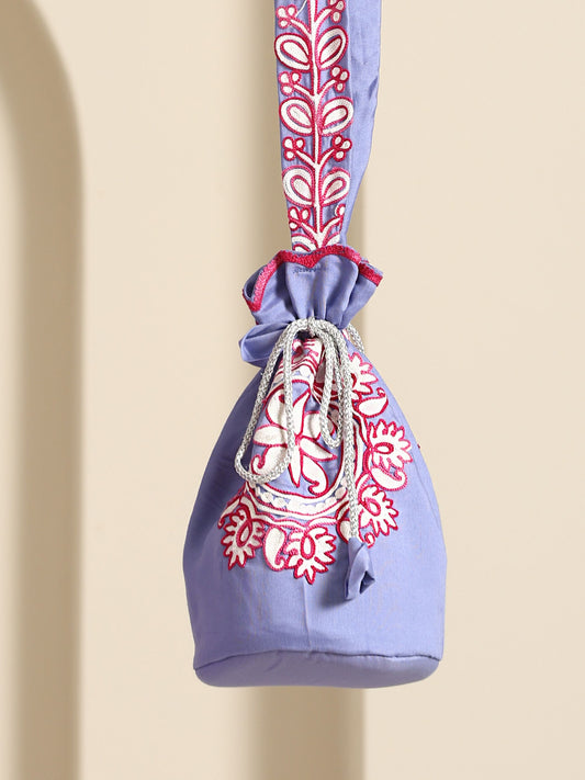 Gul Purple & Hot Pink Potli