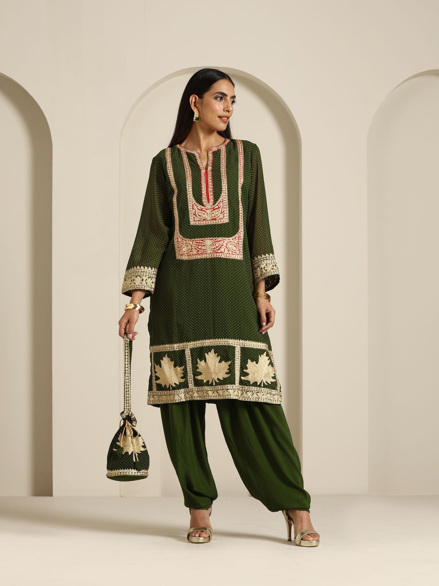 Rang Polka Dot Suit Set