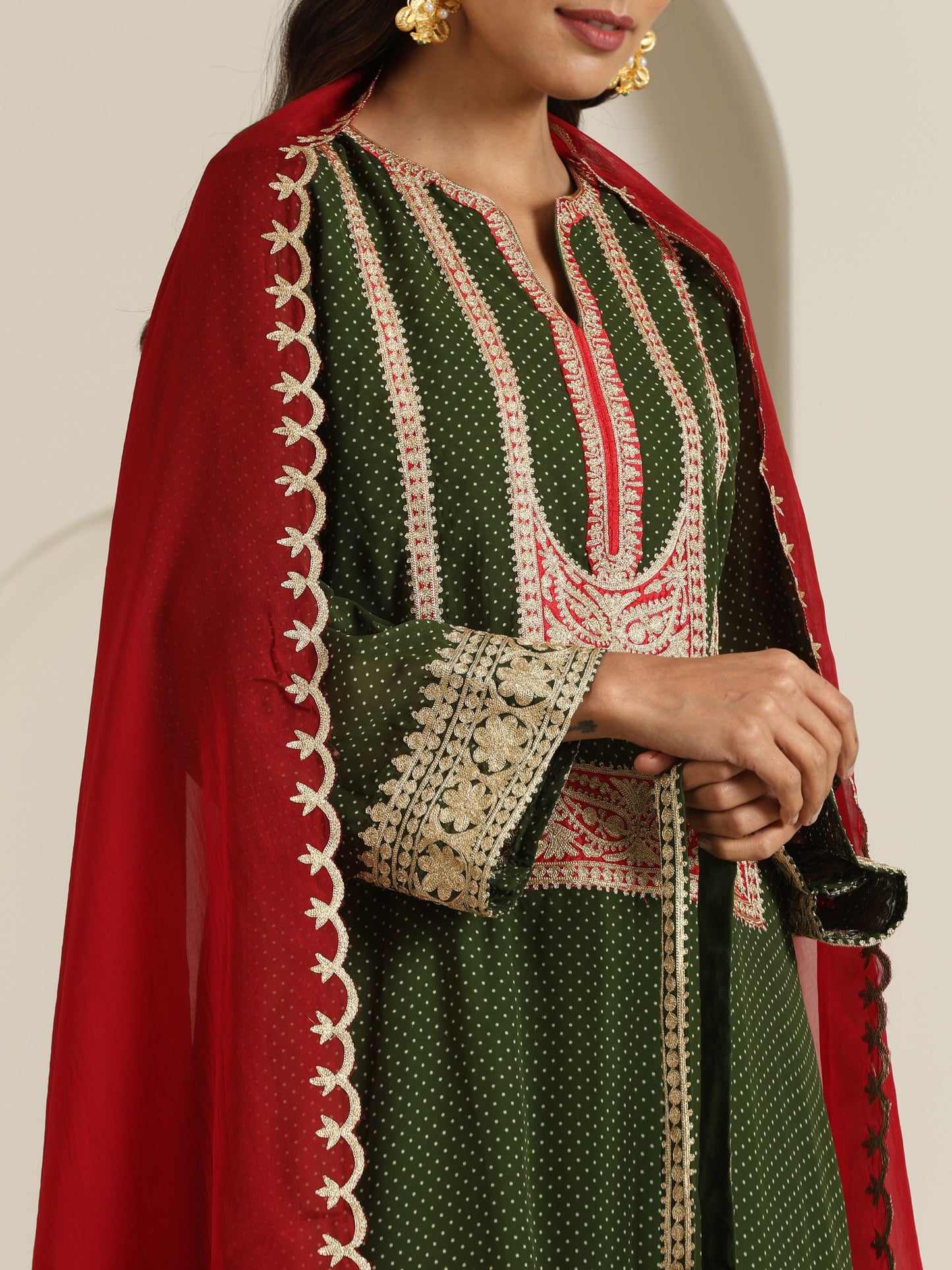 Rang Polka Dot Suit Set