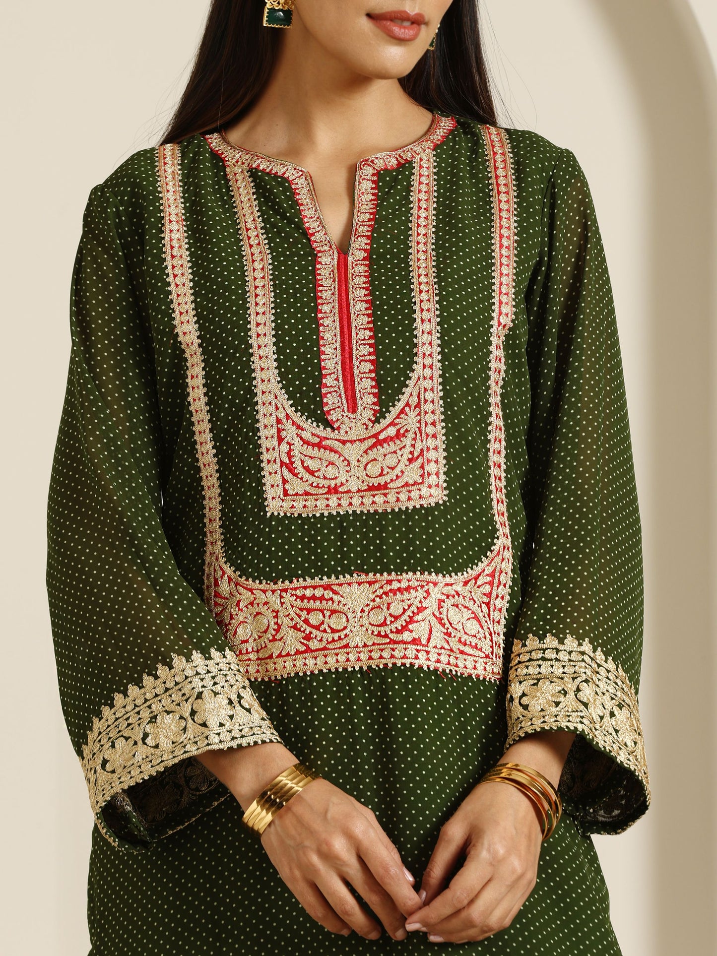 Rang Polka Dot Suit Set