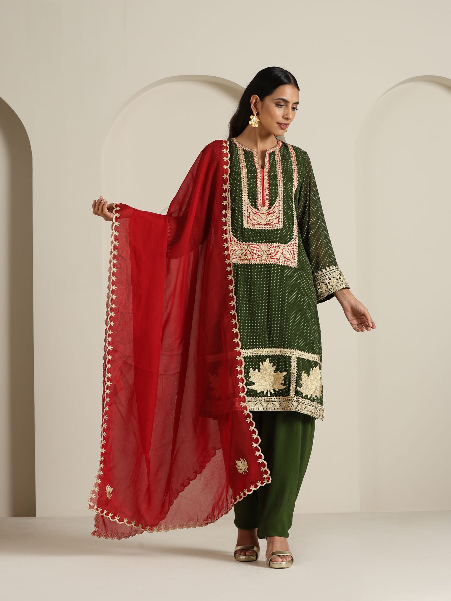 Rang Polka Dot Suit Set