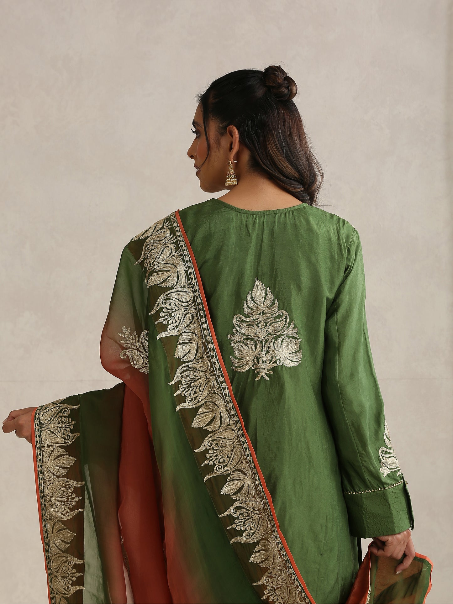 Nargis Green Farshi Salwar Suit Set