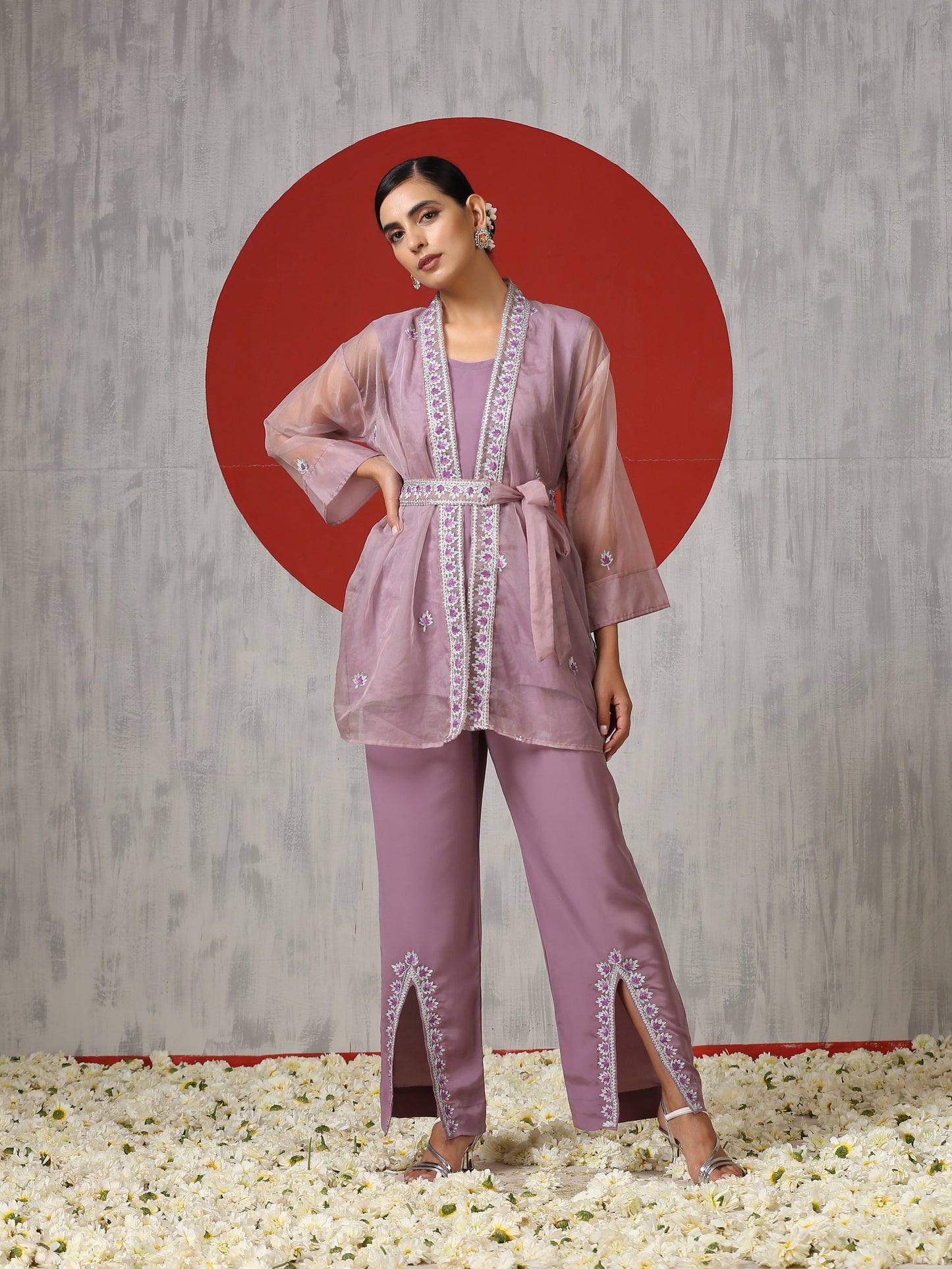 Jashn Lilac Co-ord Set