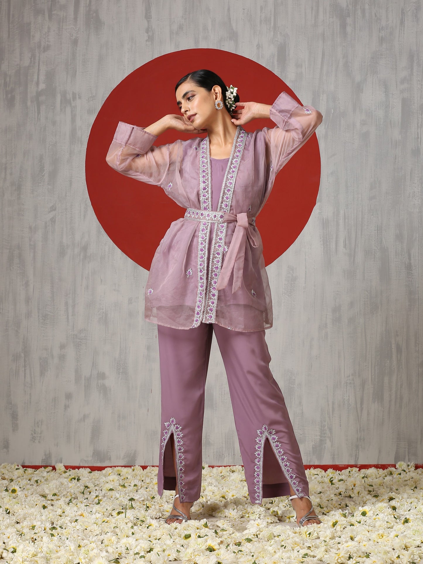 Jashn Lilac Co-ord Set