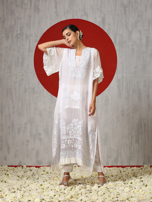 Jashn White Kurta Set