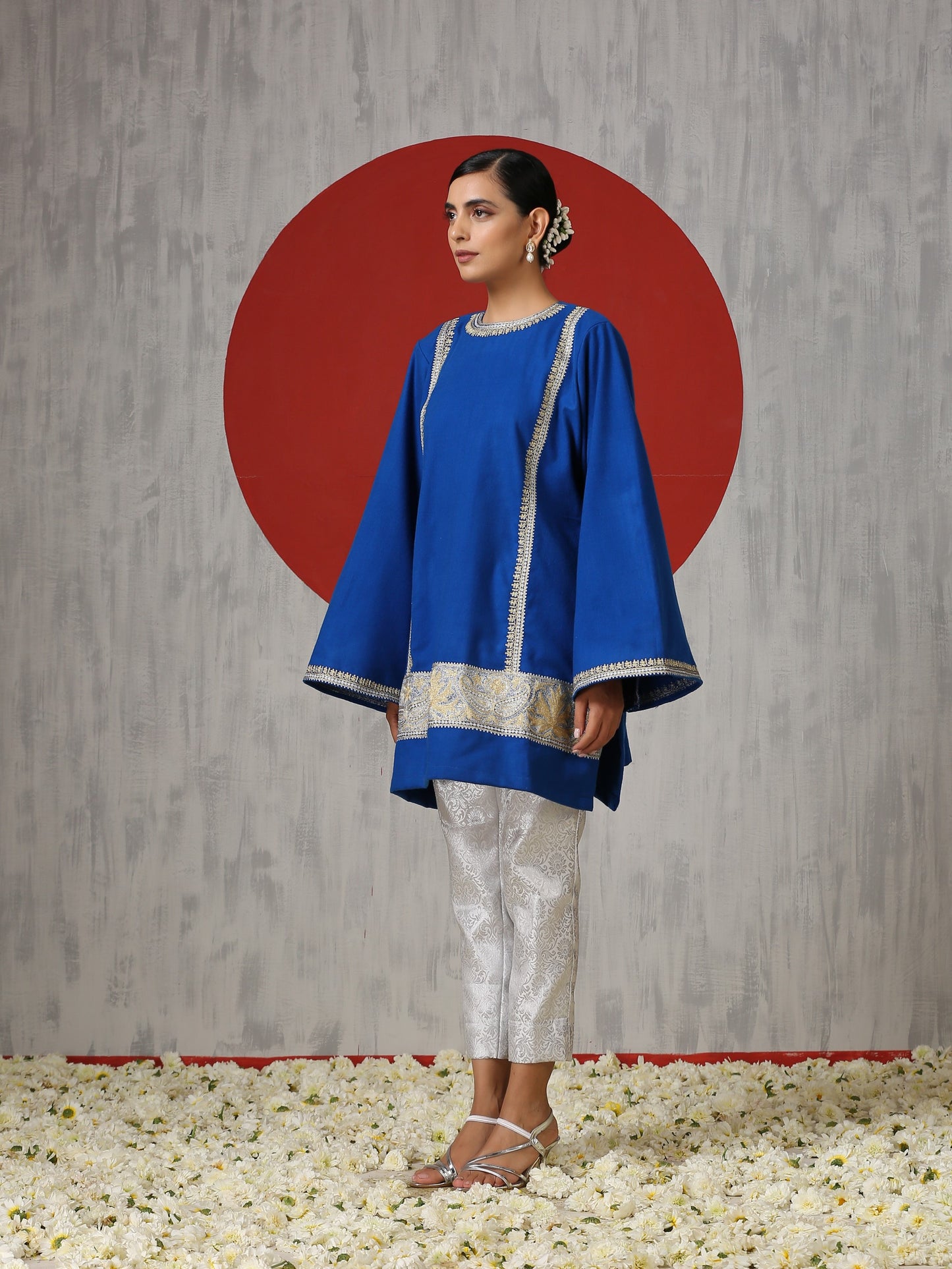 Makhmal Tweed Brocade Co-ord Set