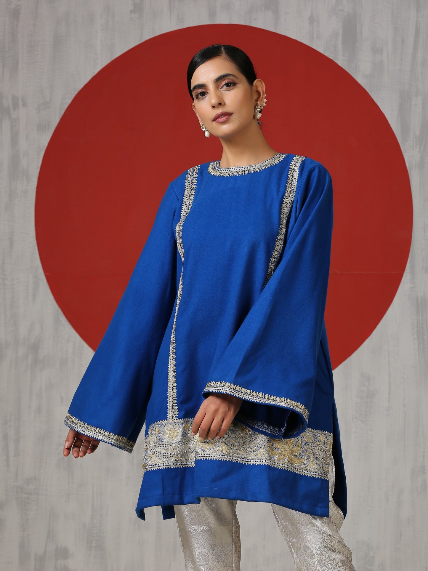 Makhmal Tweed Brocade Co-ord Set