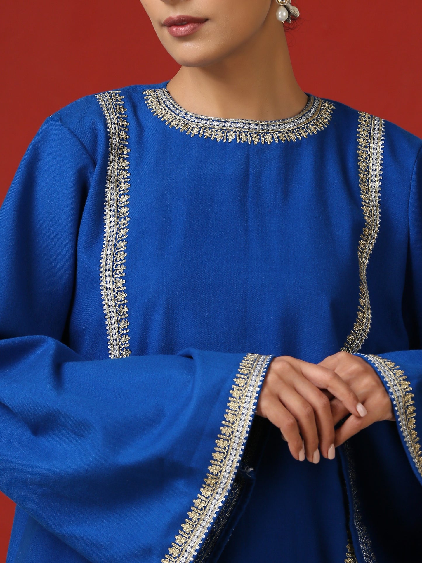 Makhmal Tweed Brocade Co-ord Set