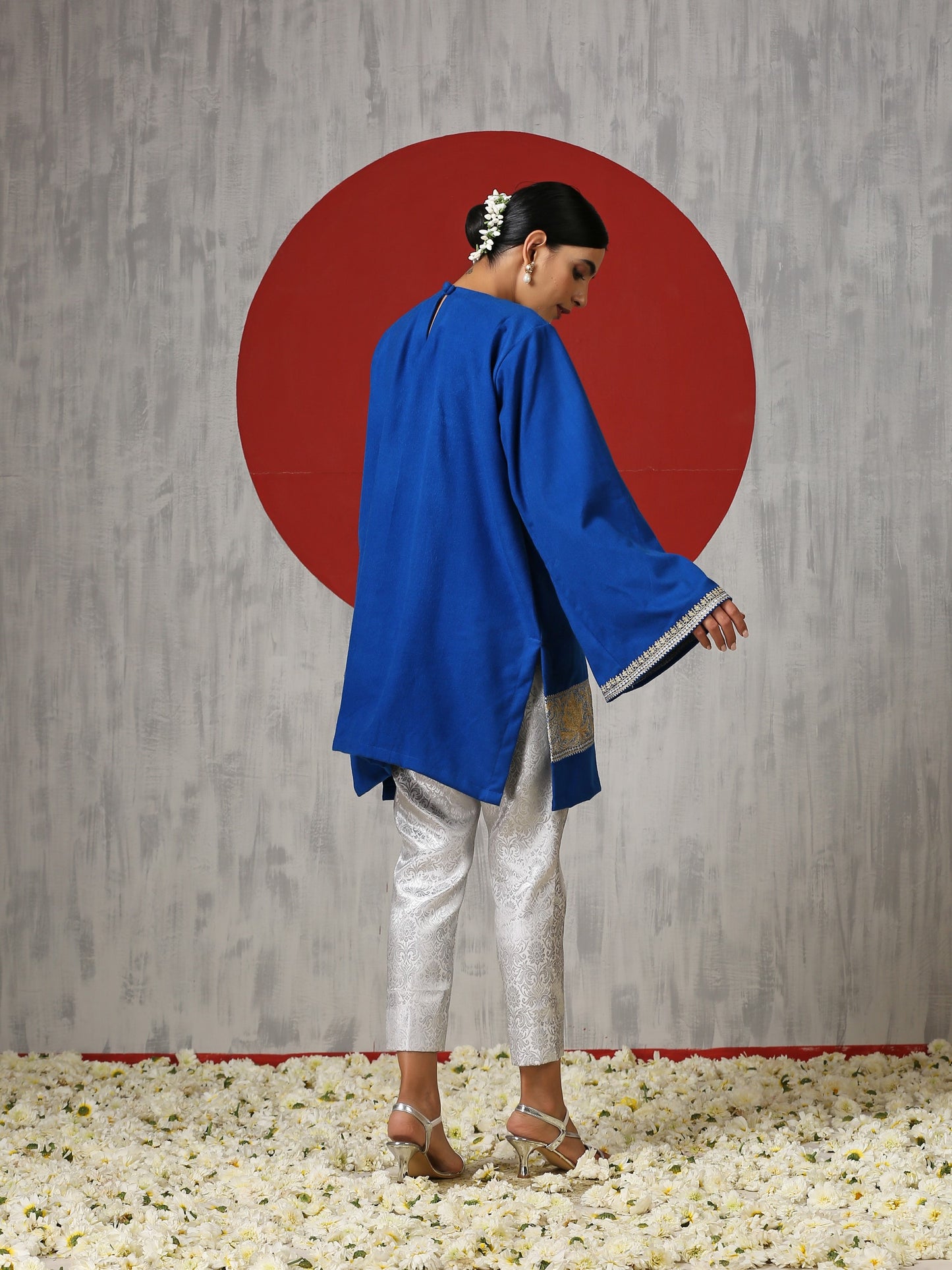 Makhmal Tweed Brocade Co-ord Set