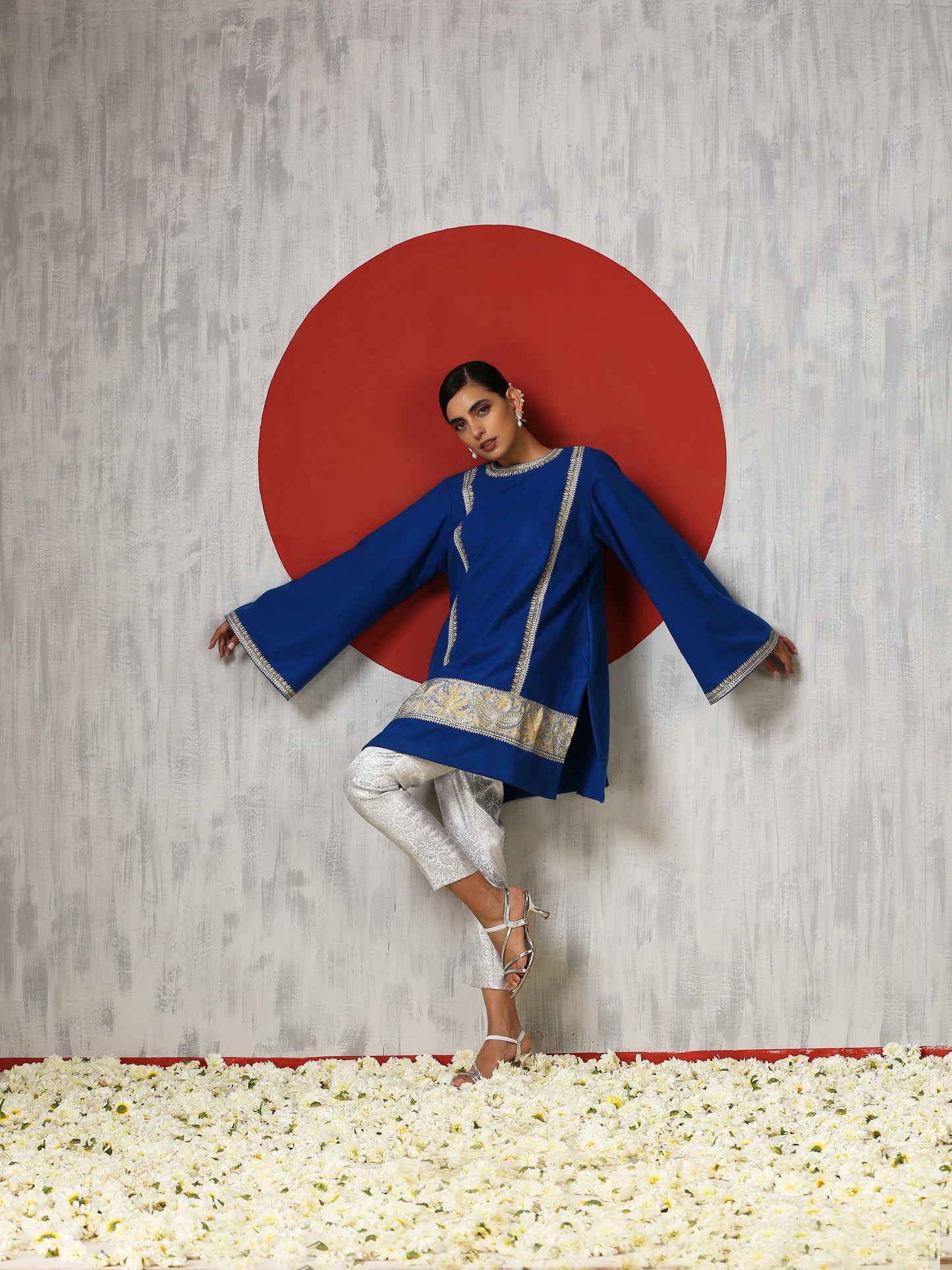 Makhmal Tweed Brocade Co-ord Set
