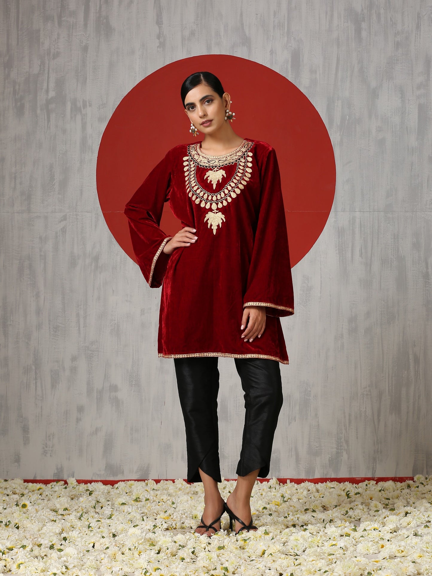 Makhmal Jewellry Co-ord Set