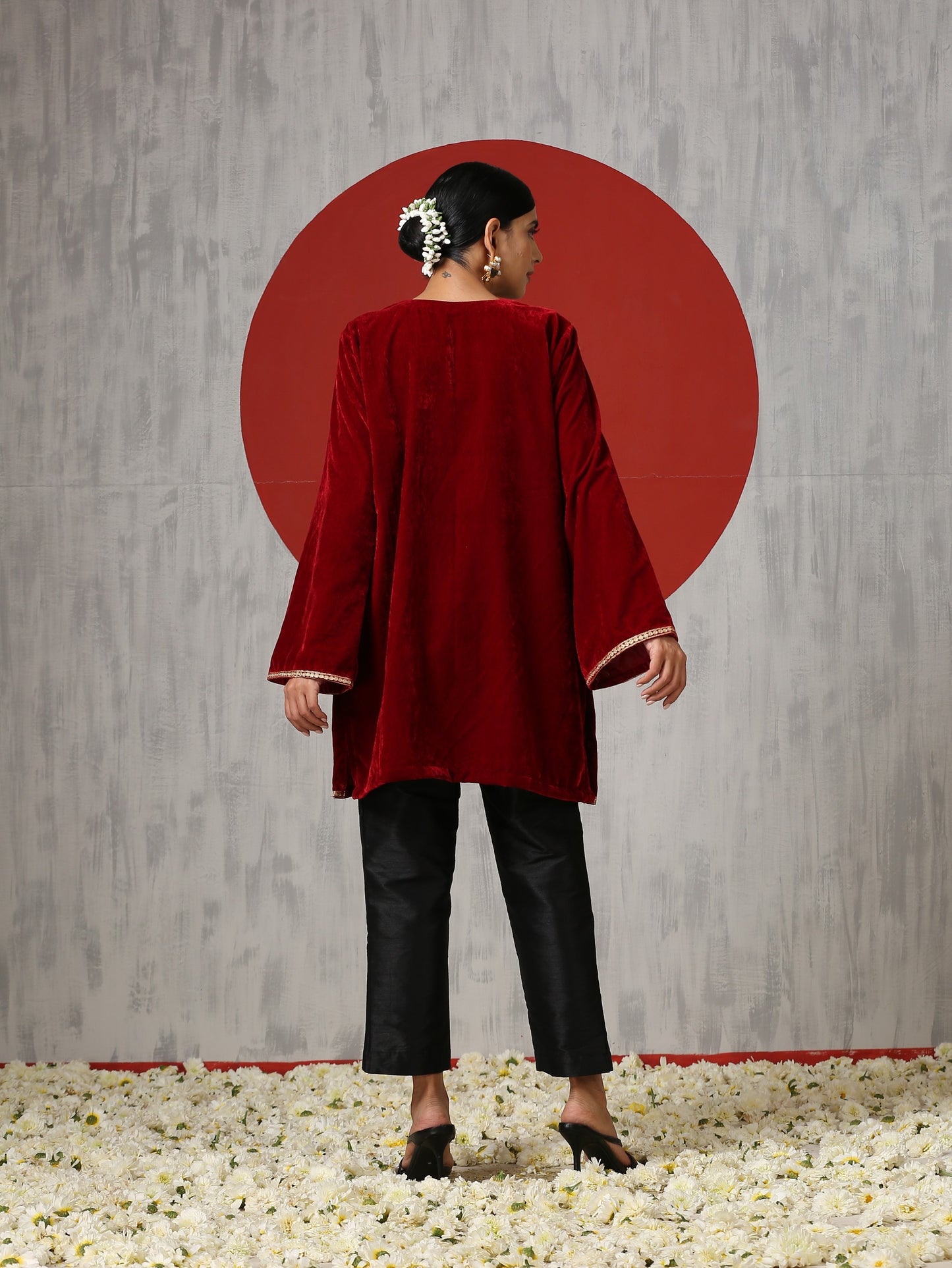 Makhmal Jewellry Co-ord Set