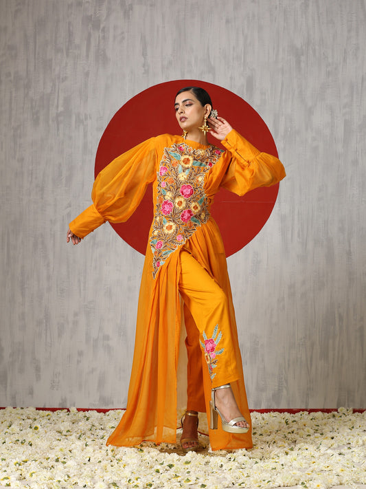 Jashn Organza Drape Co-ord Set