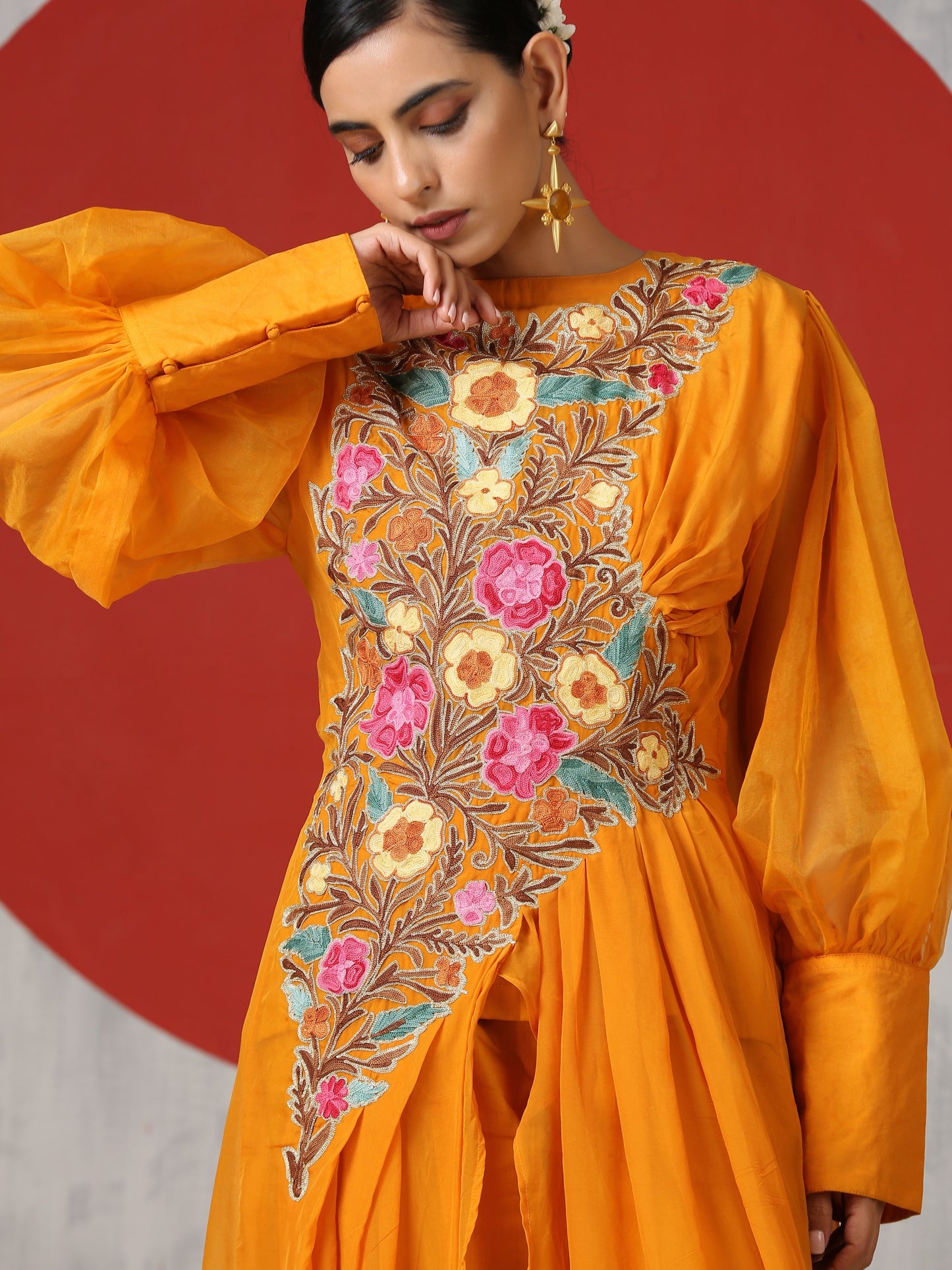Jashn Organza Drape Co-ord Set