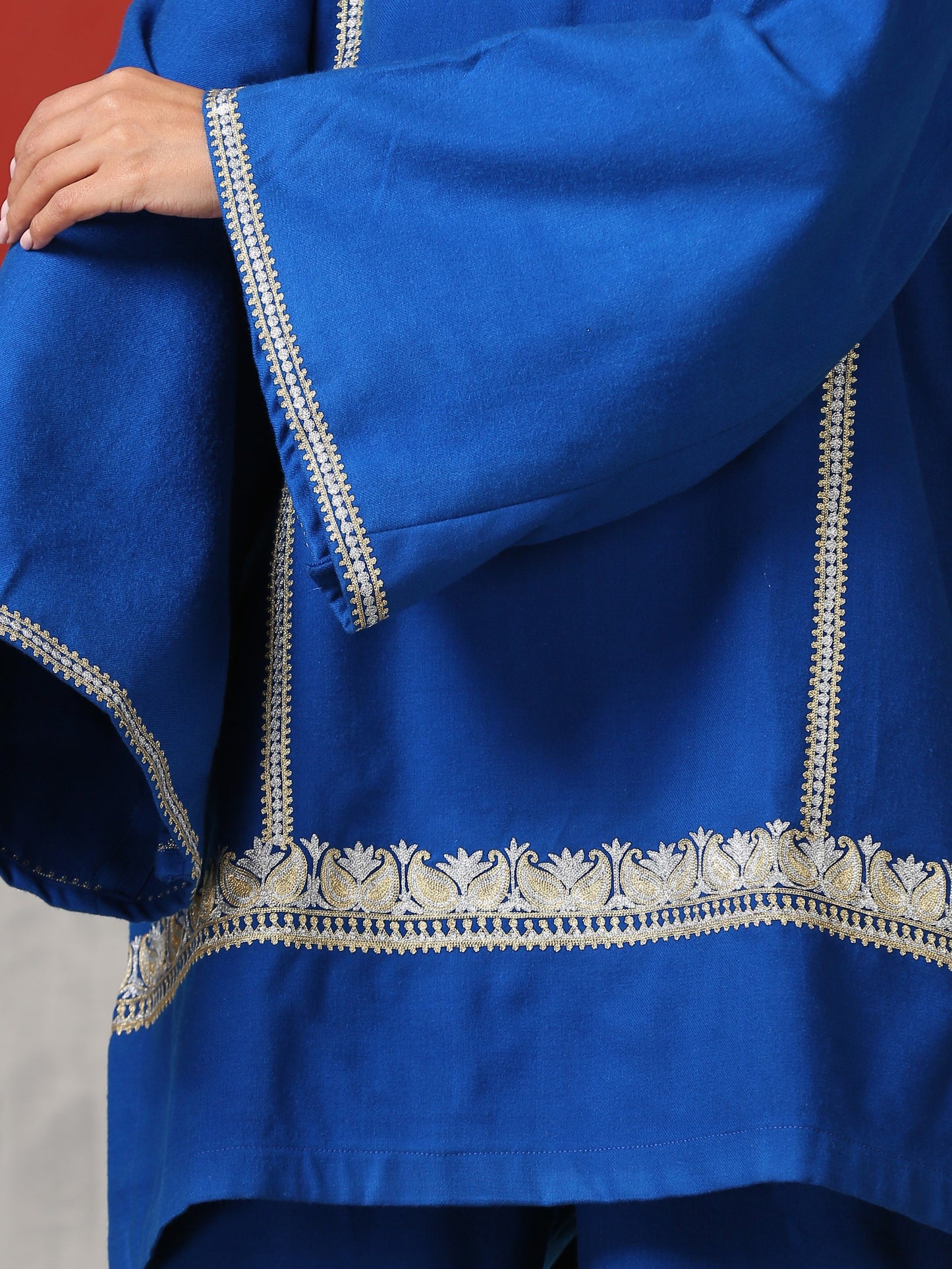 Makhmal Blue Co-ord Set
