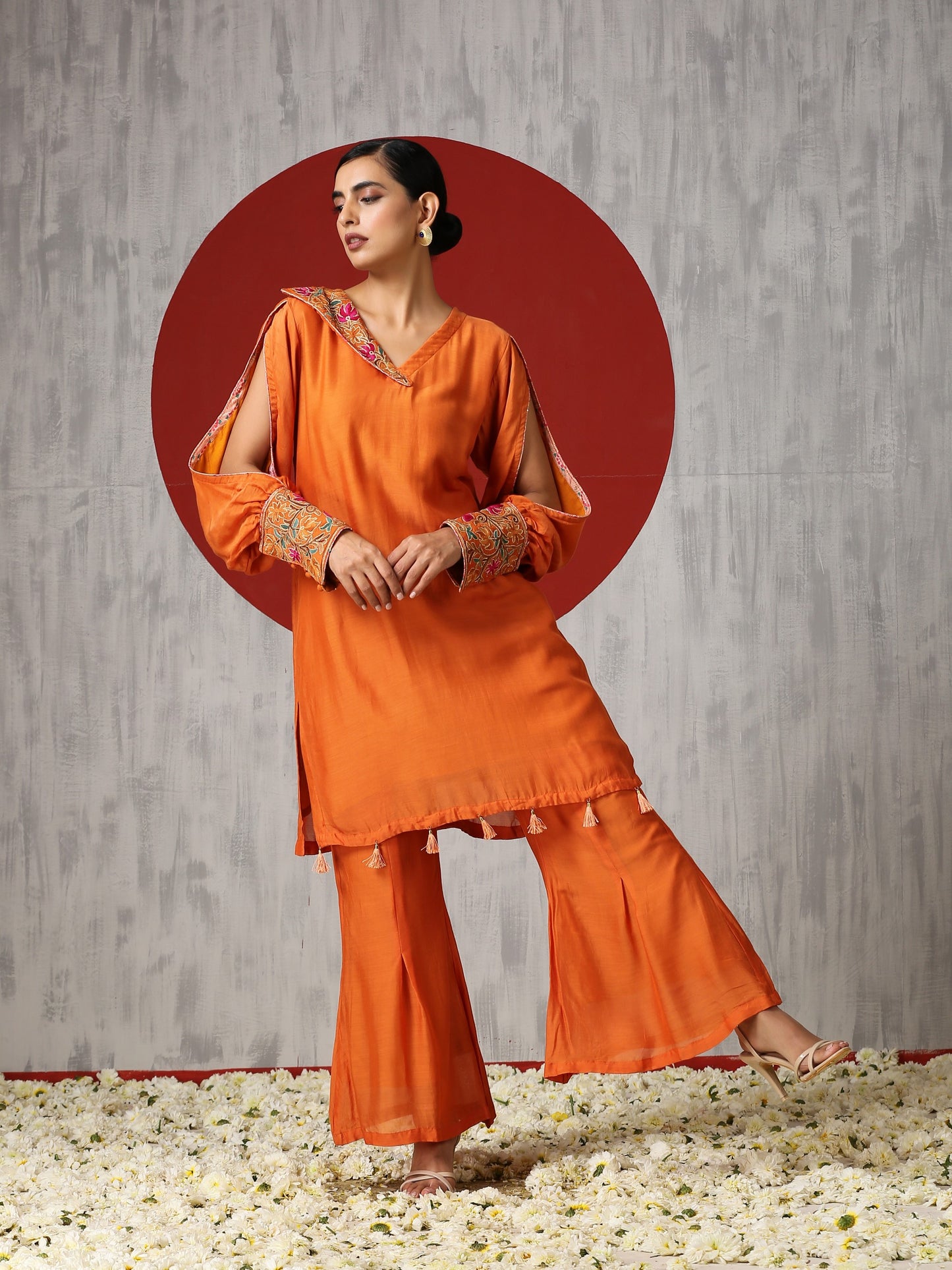 Jashn Rust Co-ord Set