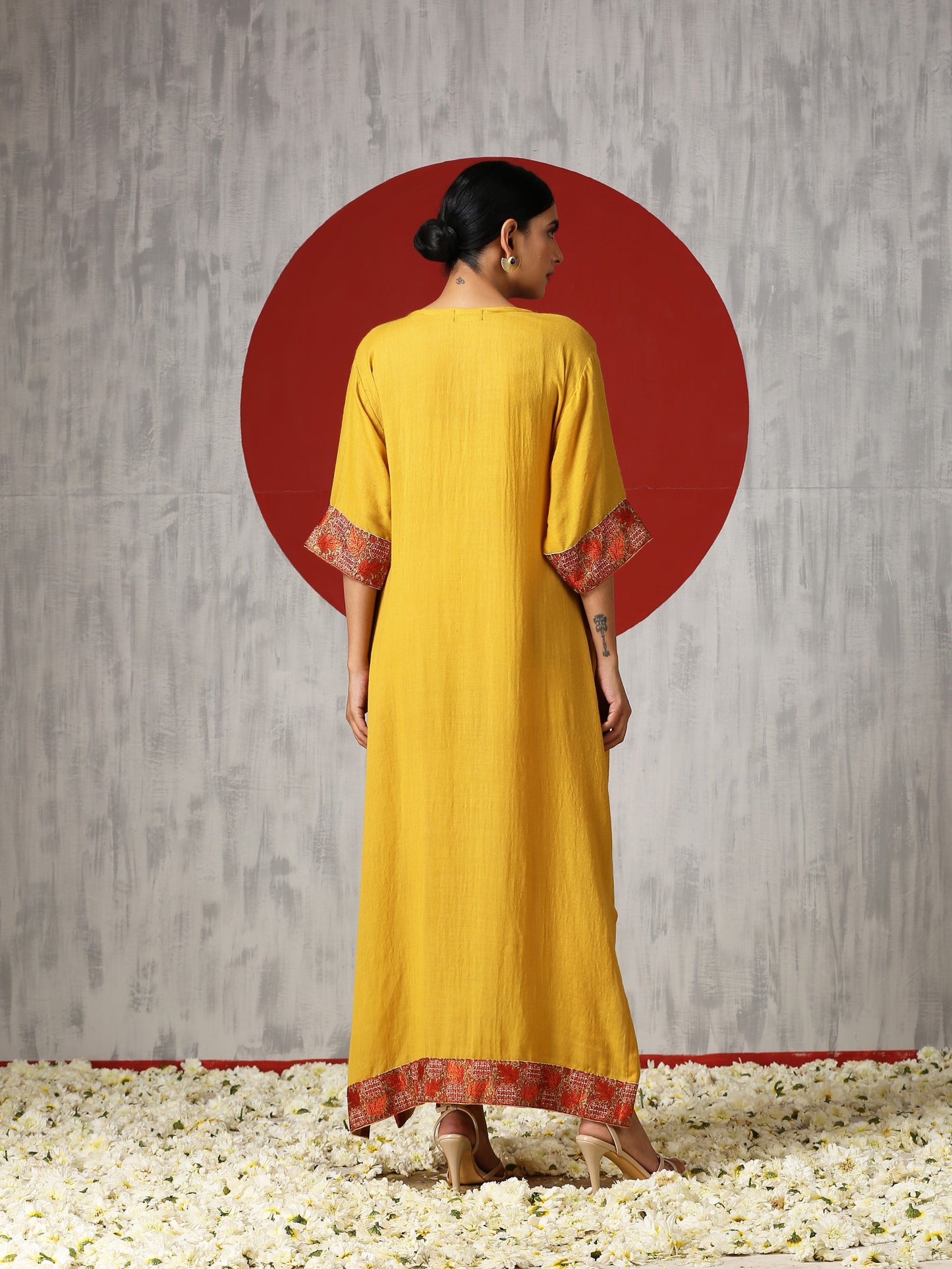 Makhmal Pashmina Dress