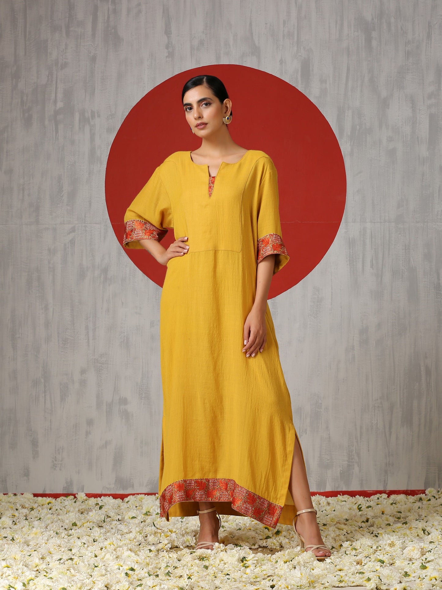 Makhmal Pashmina Dress