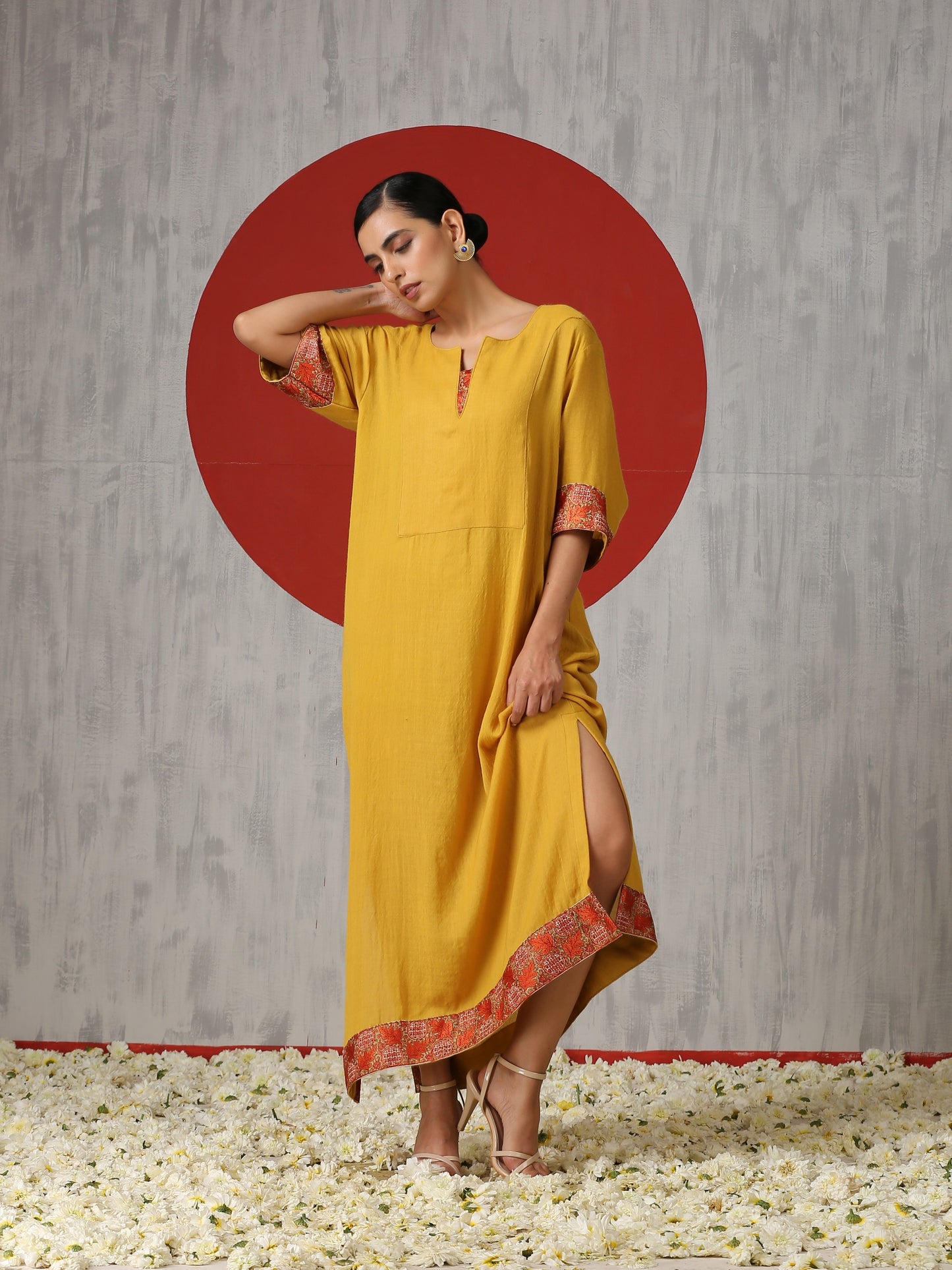 Makhmal Pashmina Dress
