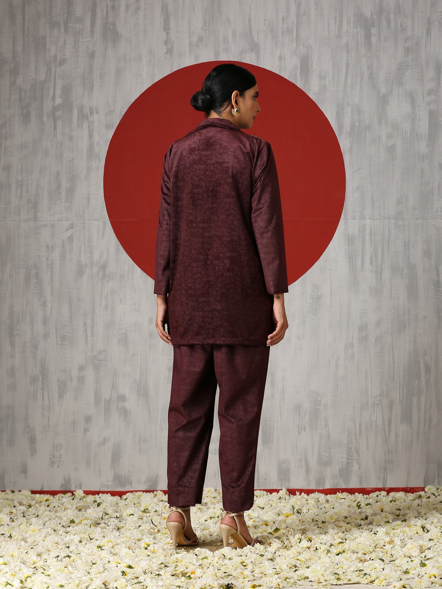 Makhmal Formal Pant Suit