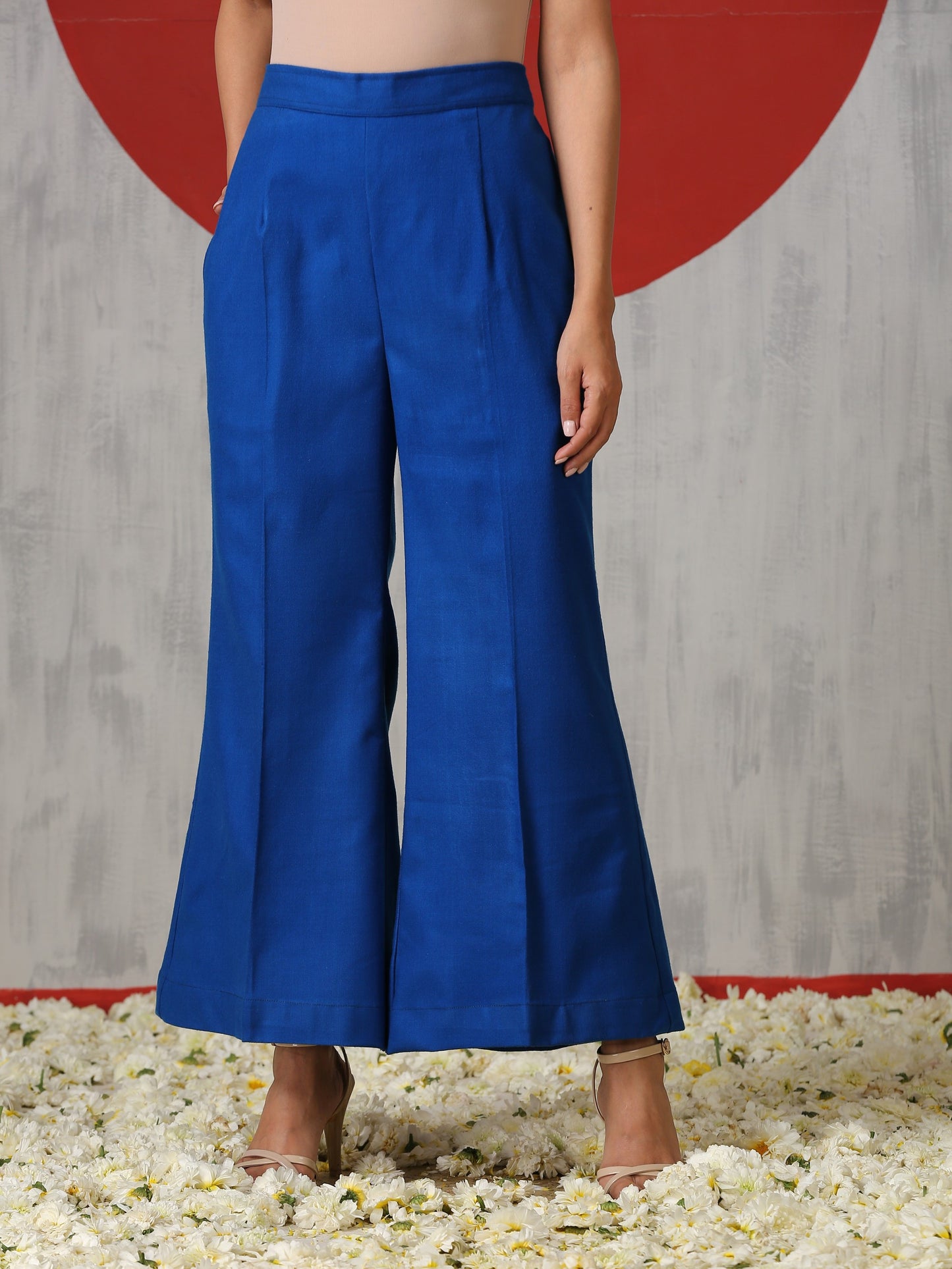 Makhmal Bell Bottom Formal Set