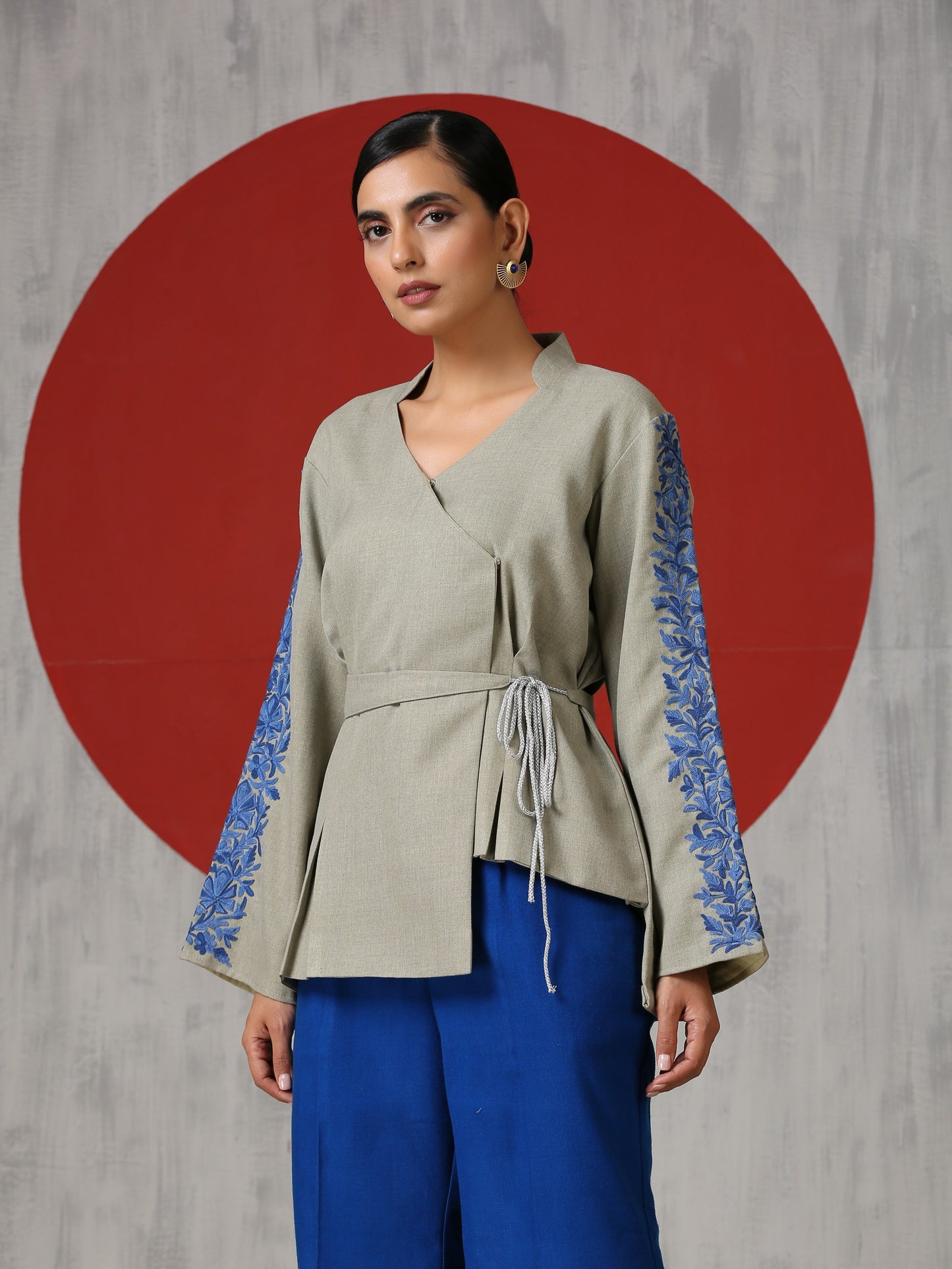 Makhmal Bell Bottom Formal Set