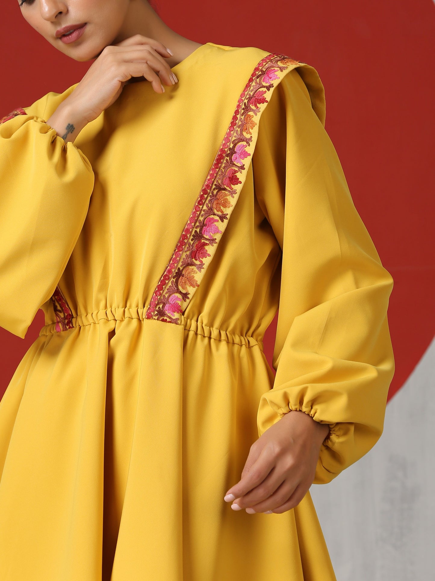 Makhmal Peplum Co-ord Set