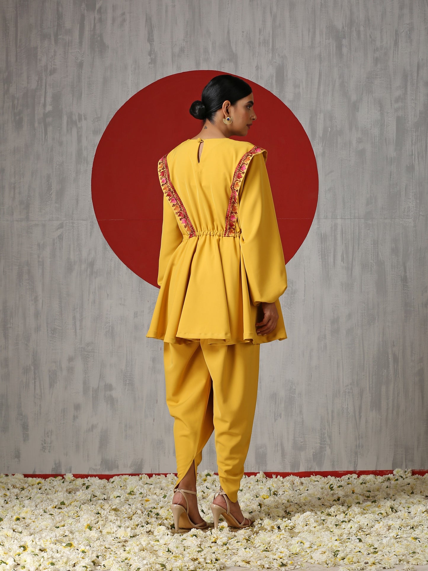 Makhmal Peplum Co-ord Set