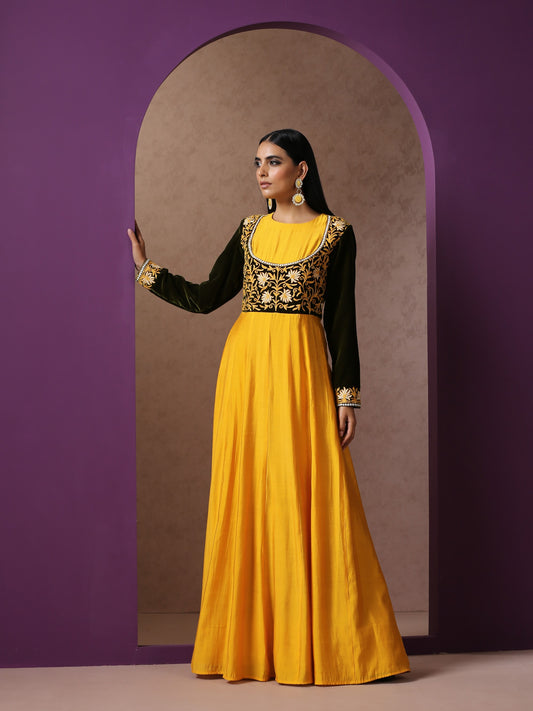 Makhmal Corset Gown